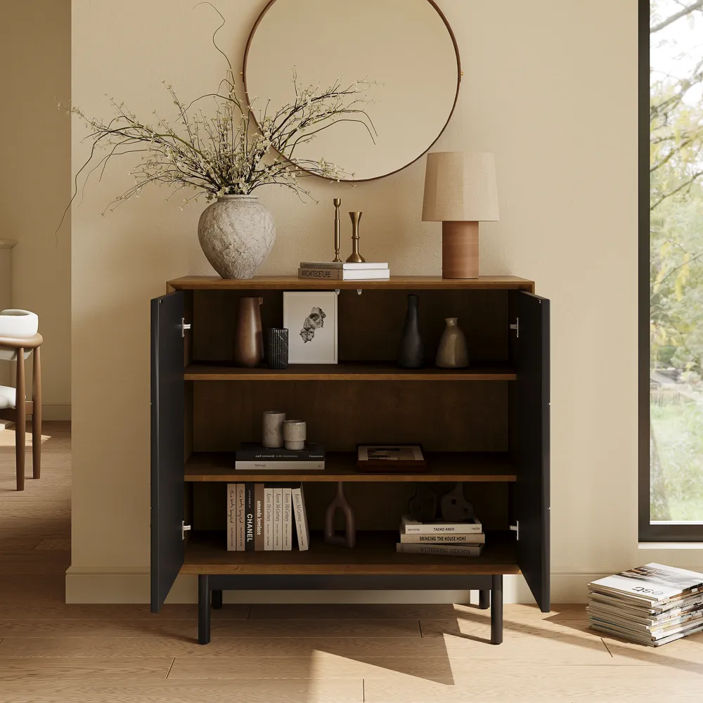 Mid-Century Modern Accent Cabinet with Storage Mid-Century Modern Accent Cabinet with Storage