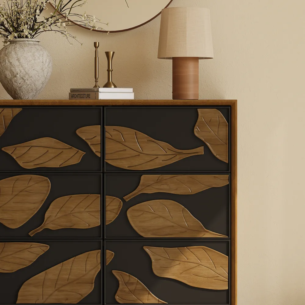 Mid-Century Modern Accent Cabinet with Storage Mid-Century Modern Accent Cabinet with Storage