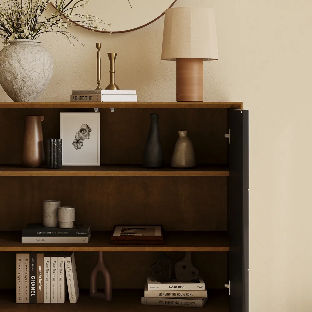 Mid-Century Modern Accent Cabinet with Storage Mid-Century Modern Accent Cabinet with Storage