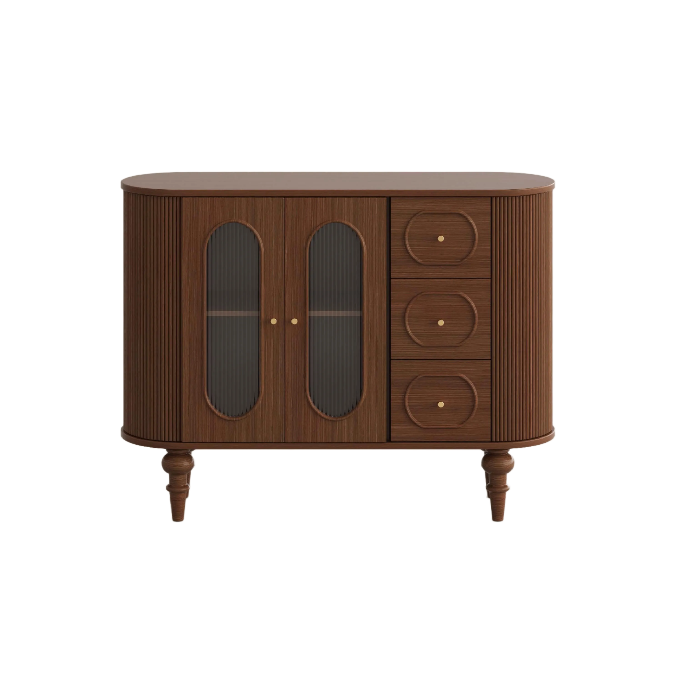 Mid-Century Modern Walnut Storage Cabinet