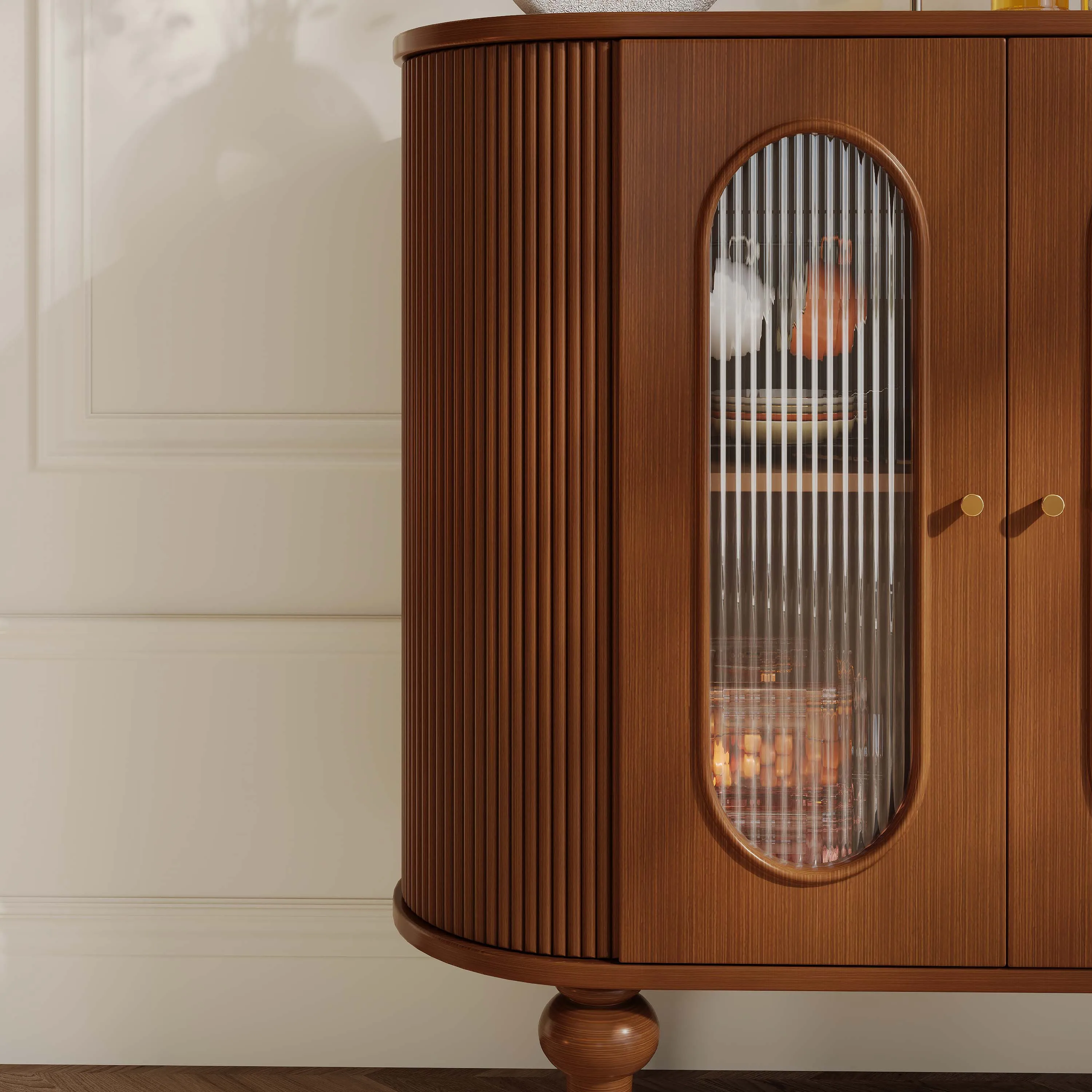 Mid-Century Modern Walnut Storage Cabinet Mid-Century Modern Walnut Storage Cabinet