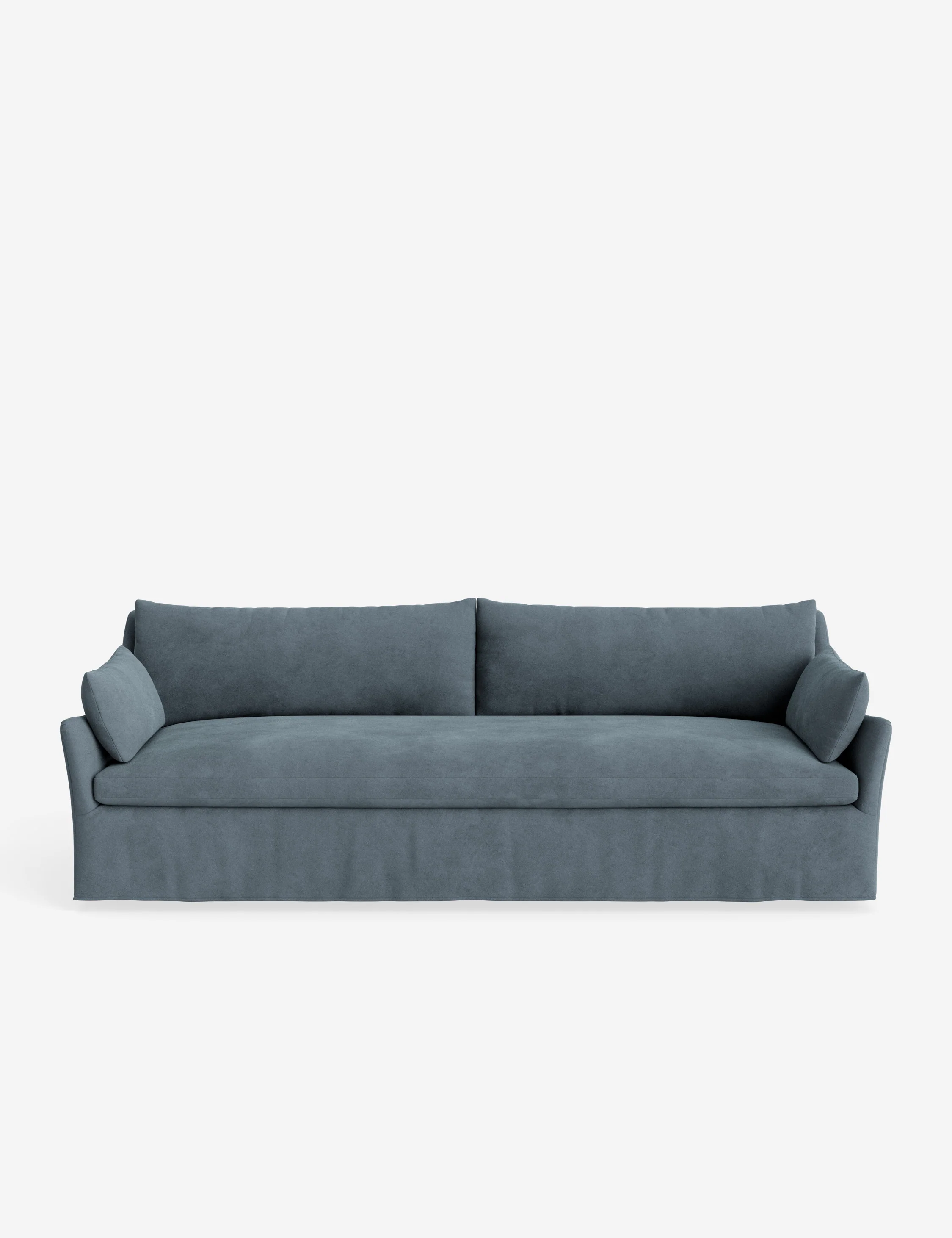 Red Velvet Sofa