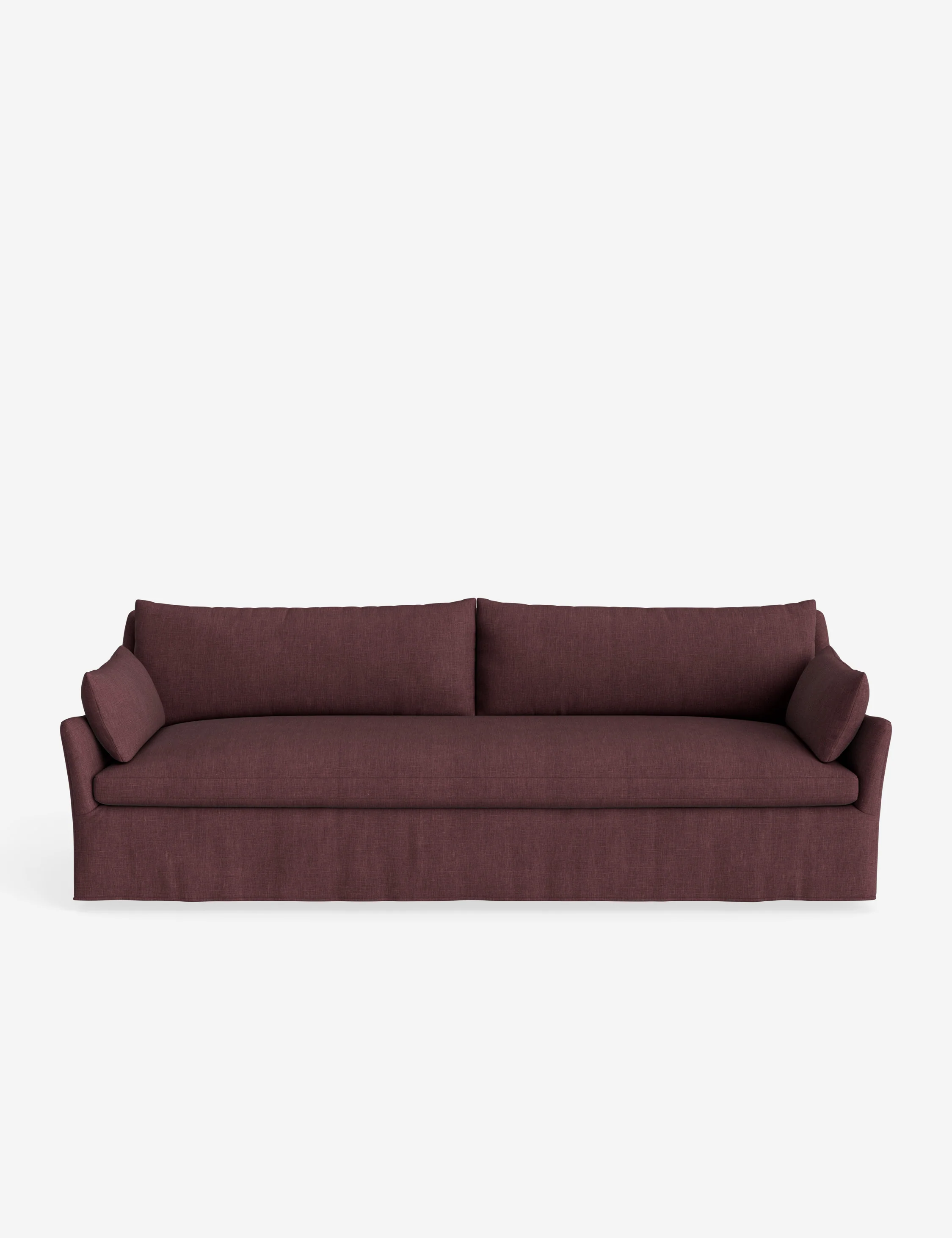 Red Velvet Sofa