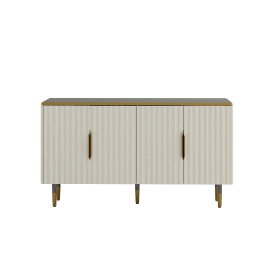 Modern White Storage Cabinet