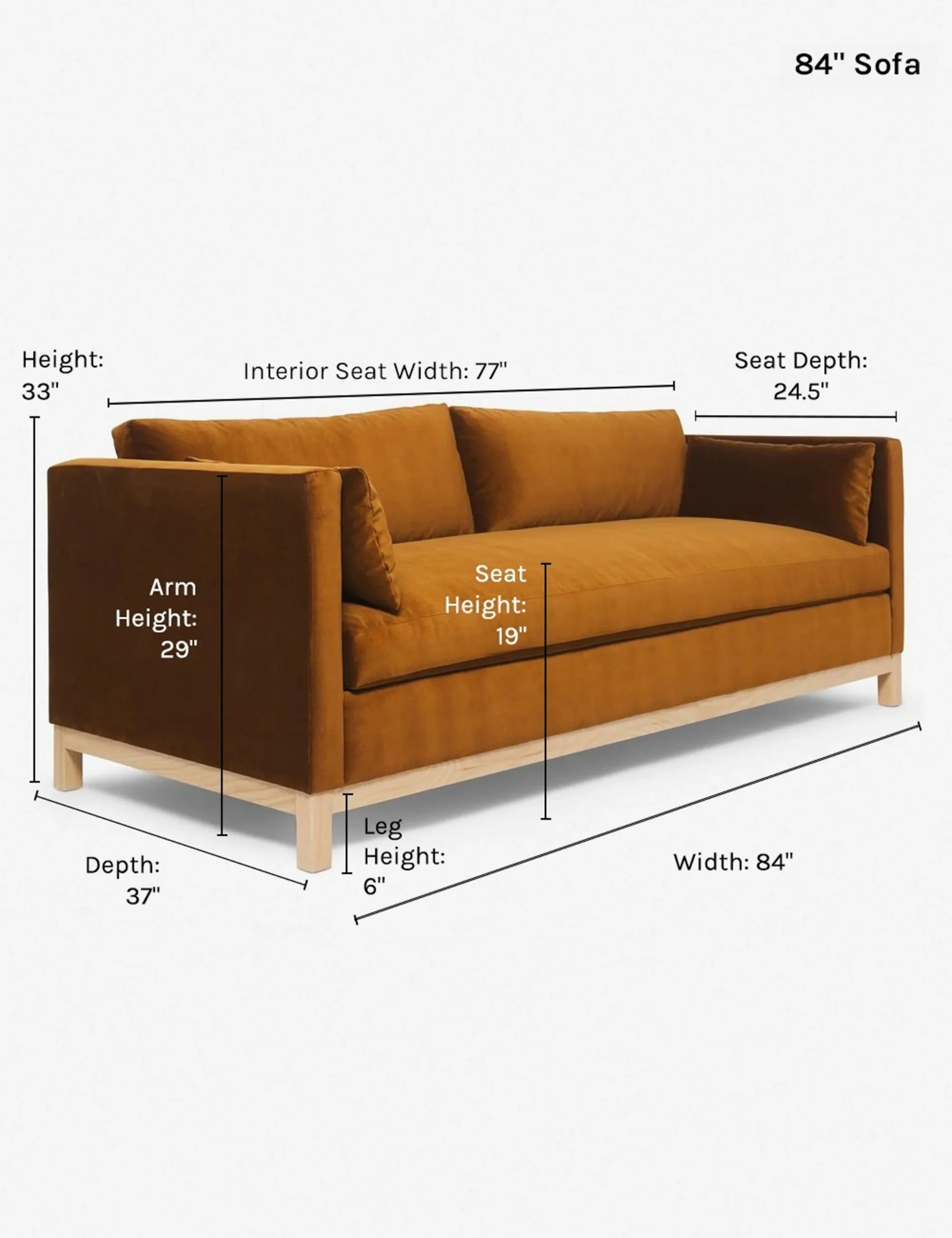 Easy Clean Fabric Sofa