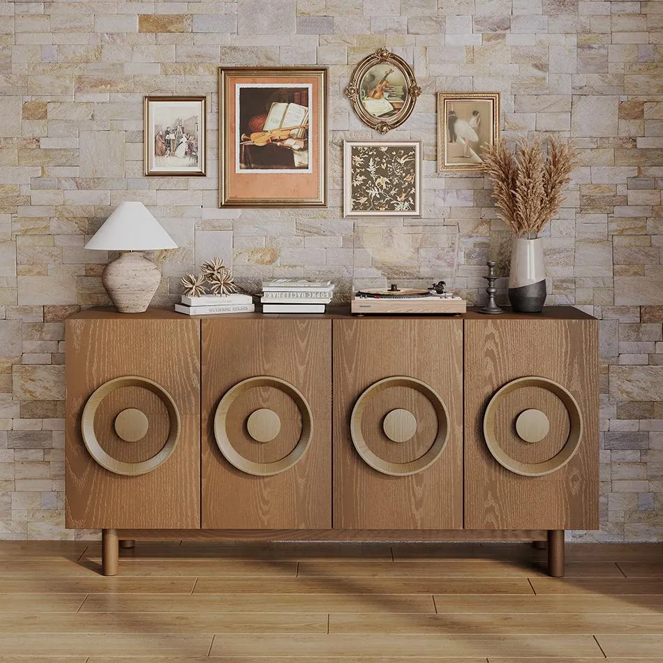 Mid-Century Modern Walnut Sideboard Cabinet Mid-Century Modern Walnut Sideboard Cabinet