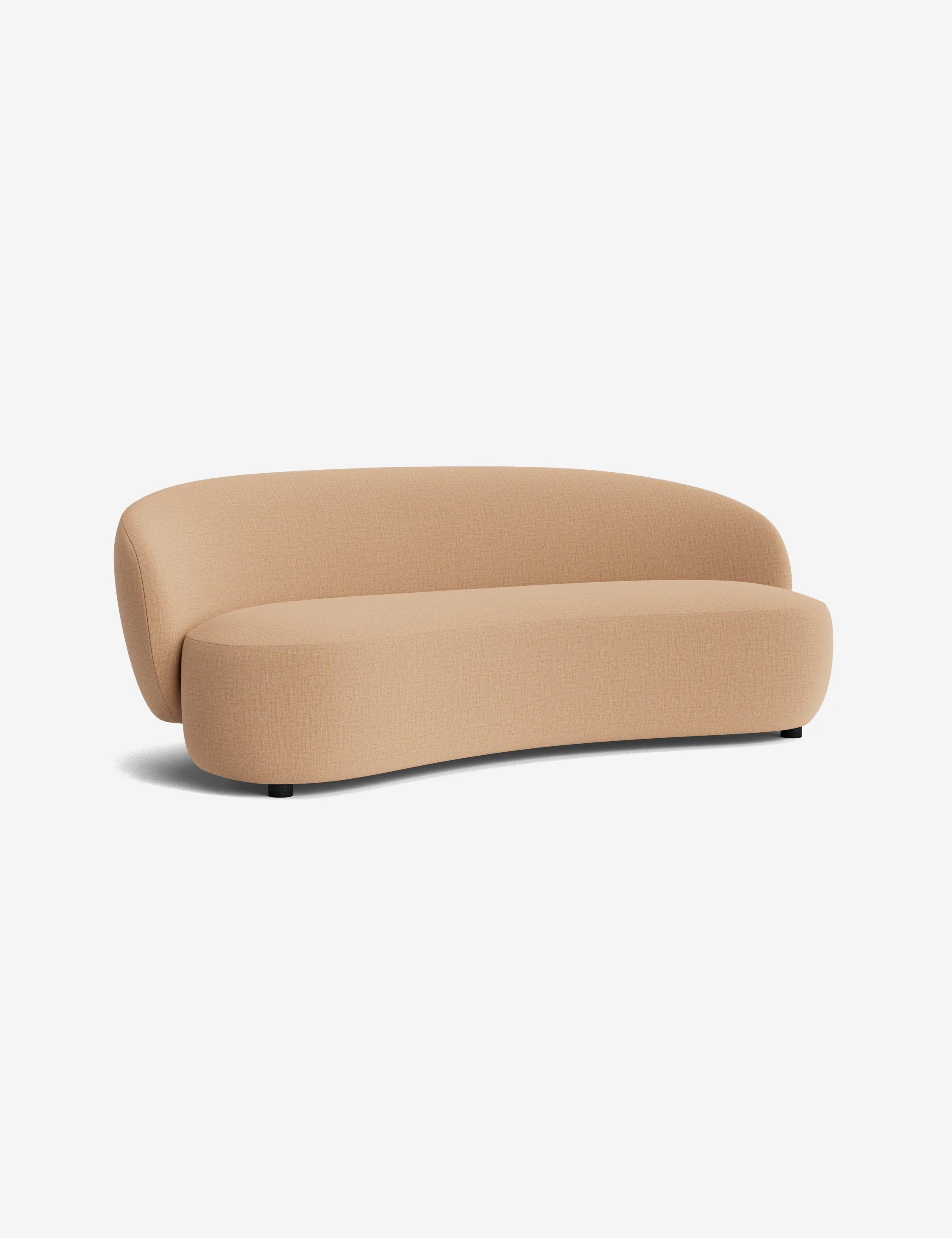 Curved Linen Sofa Curved Linen Sofa