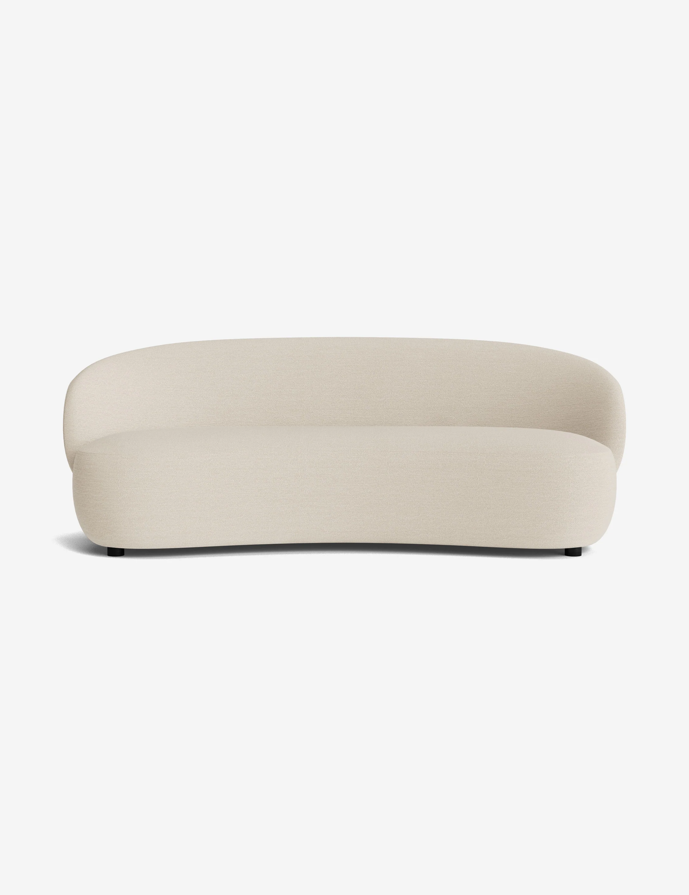 Curved Linen Sofa Curved Linen Sofa