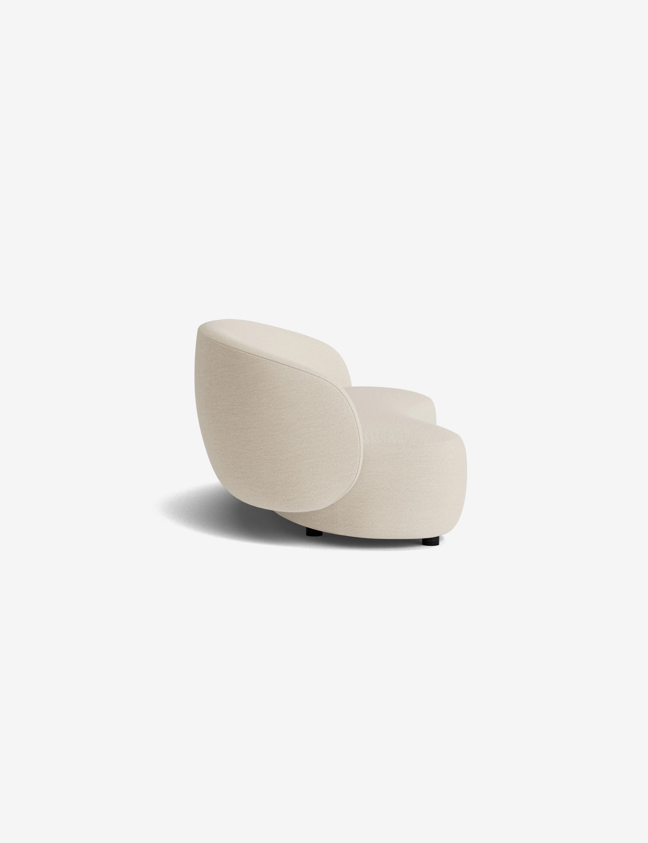 Curved Linen Sofa Curved Linen Sofa