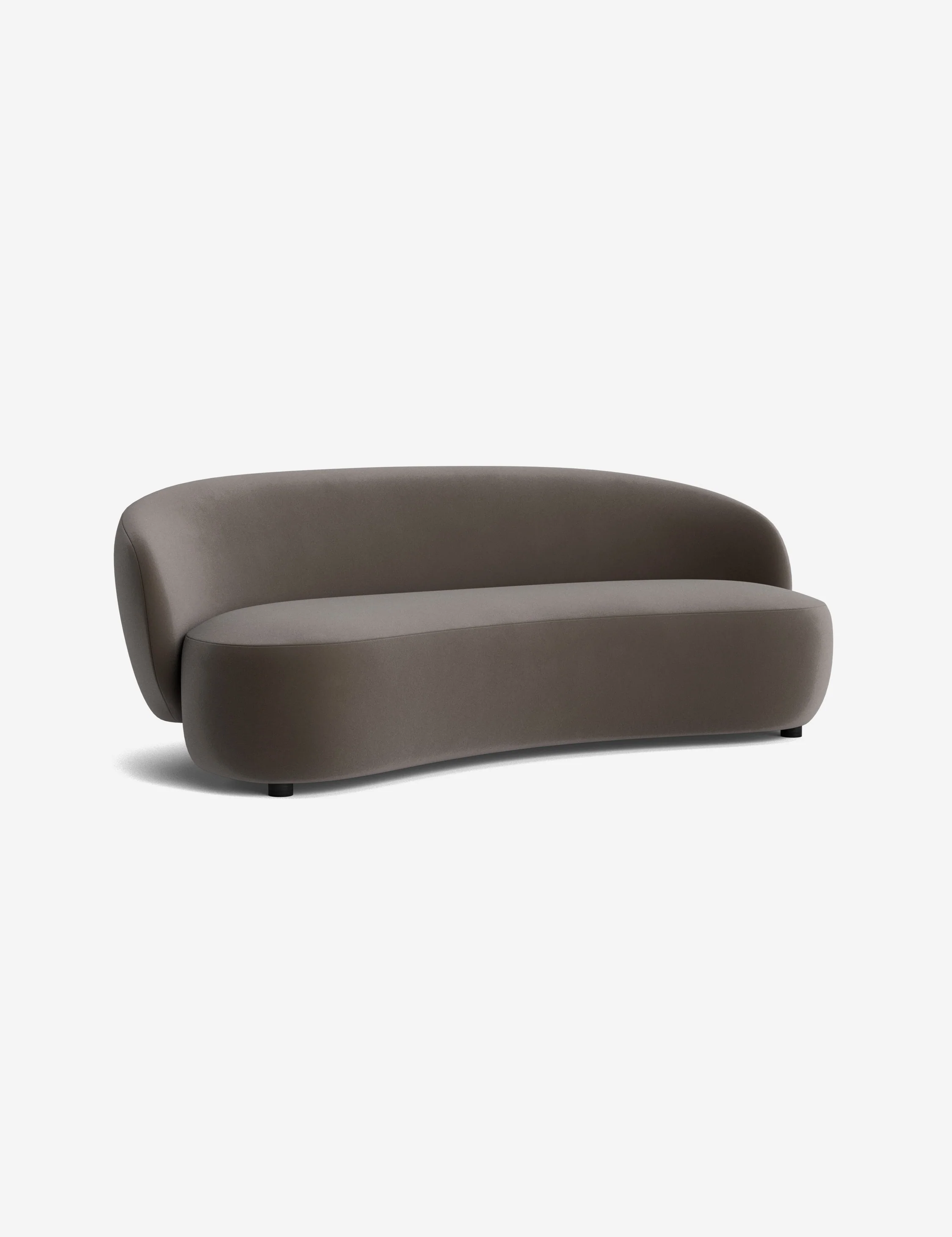 Curved Linen Sofa Curved Linen Sofa