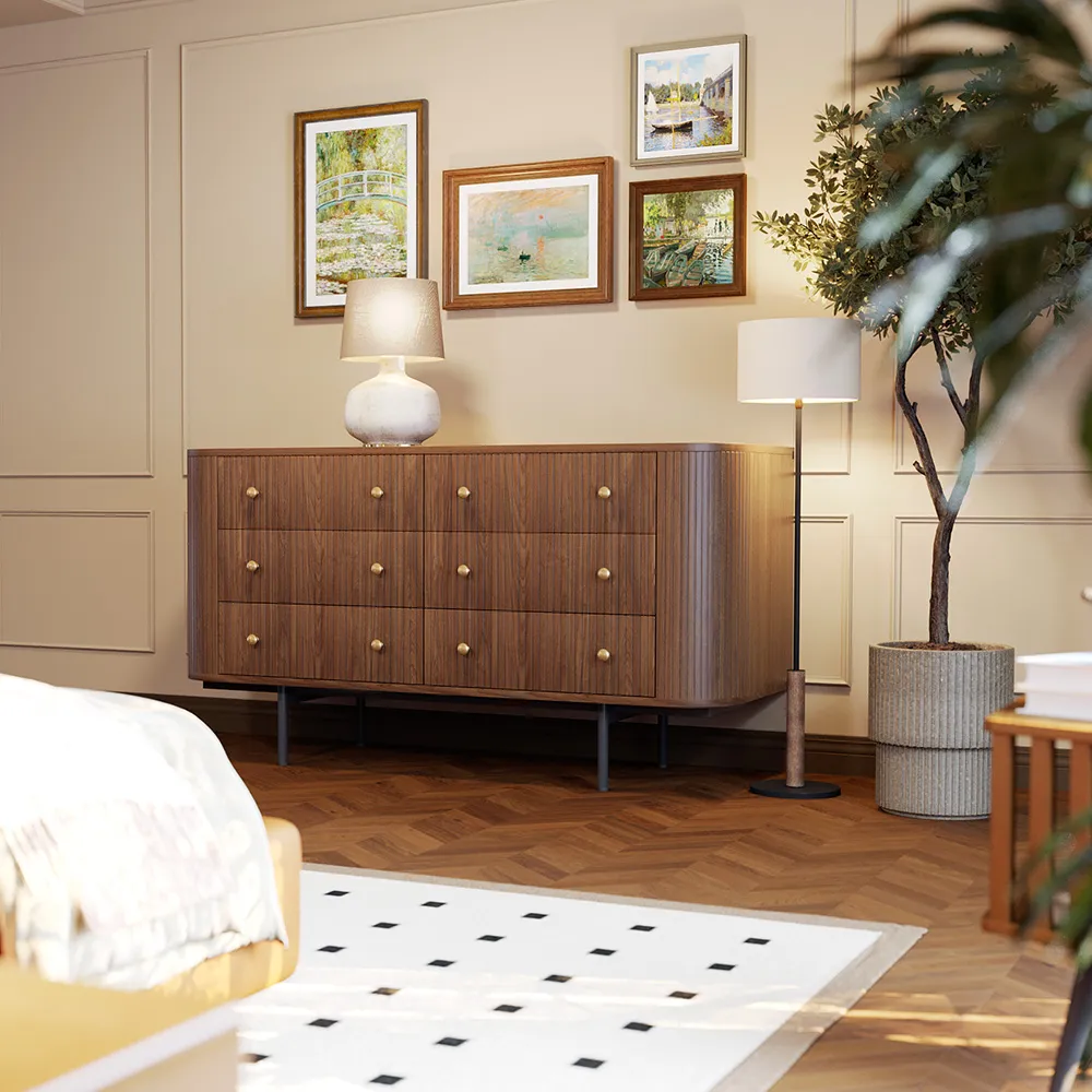 Modern 6 Drawers Dresser Modern 6 Drawers Dresser