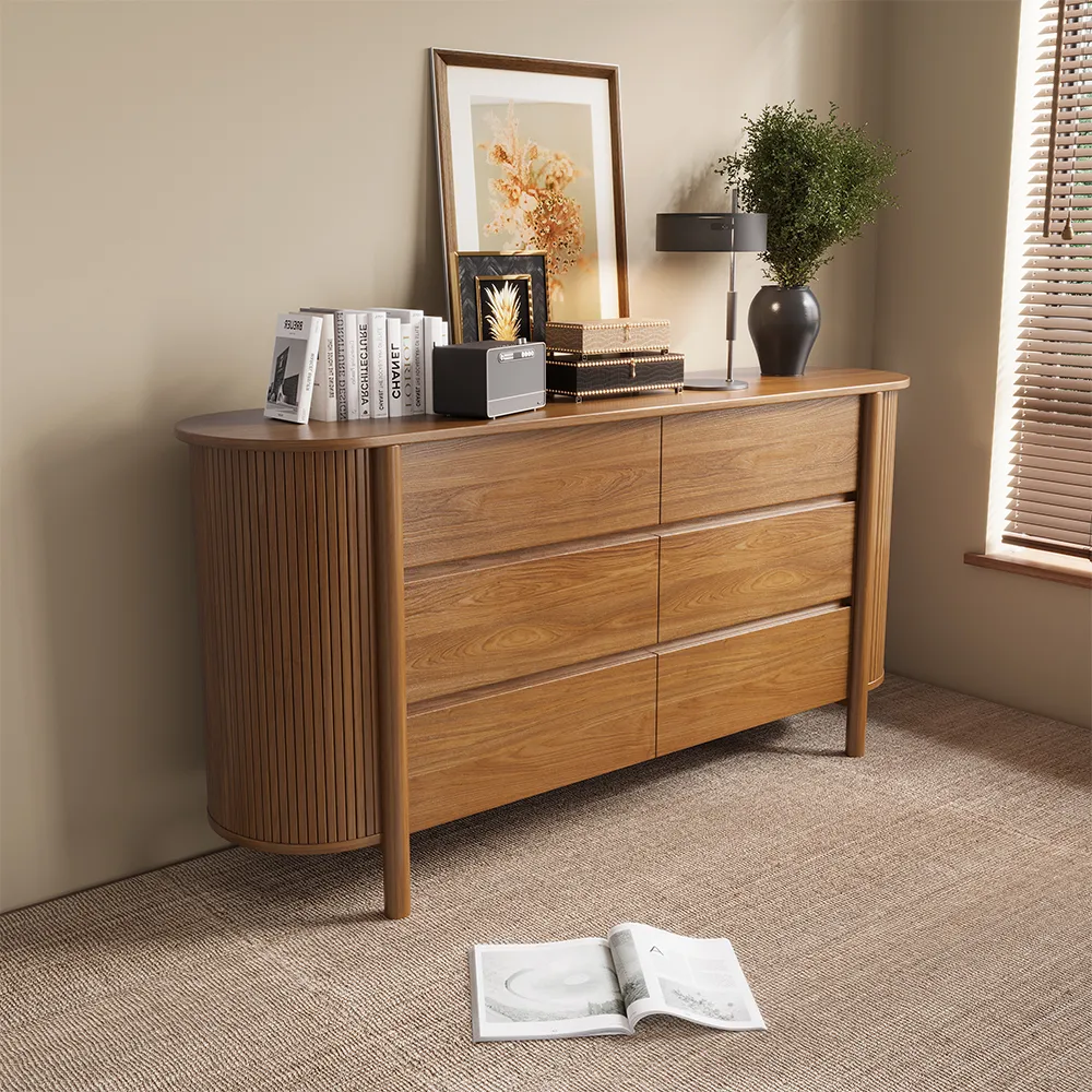 Mid-Century Modern 6-Drawer Dresser Mid-Century Modern 6-Drawer Dresser