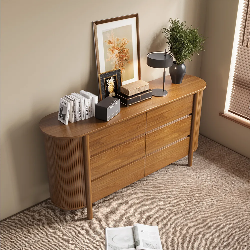 Mid-Century Modern 6-Drawer Dresser Mid-Century Modern 6-Drawer Dresser