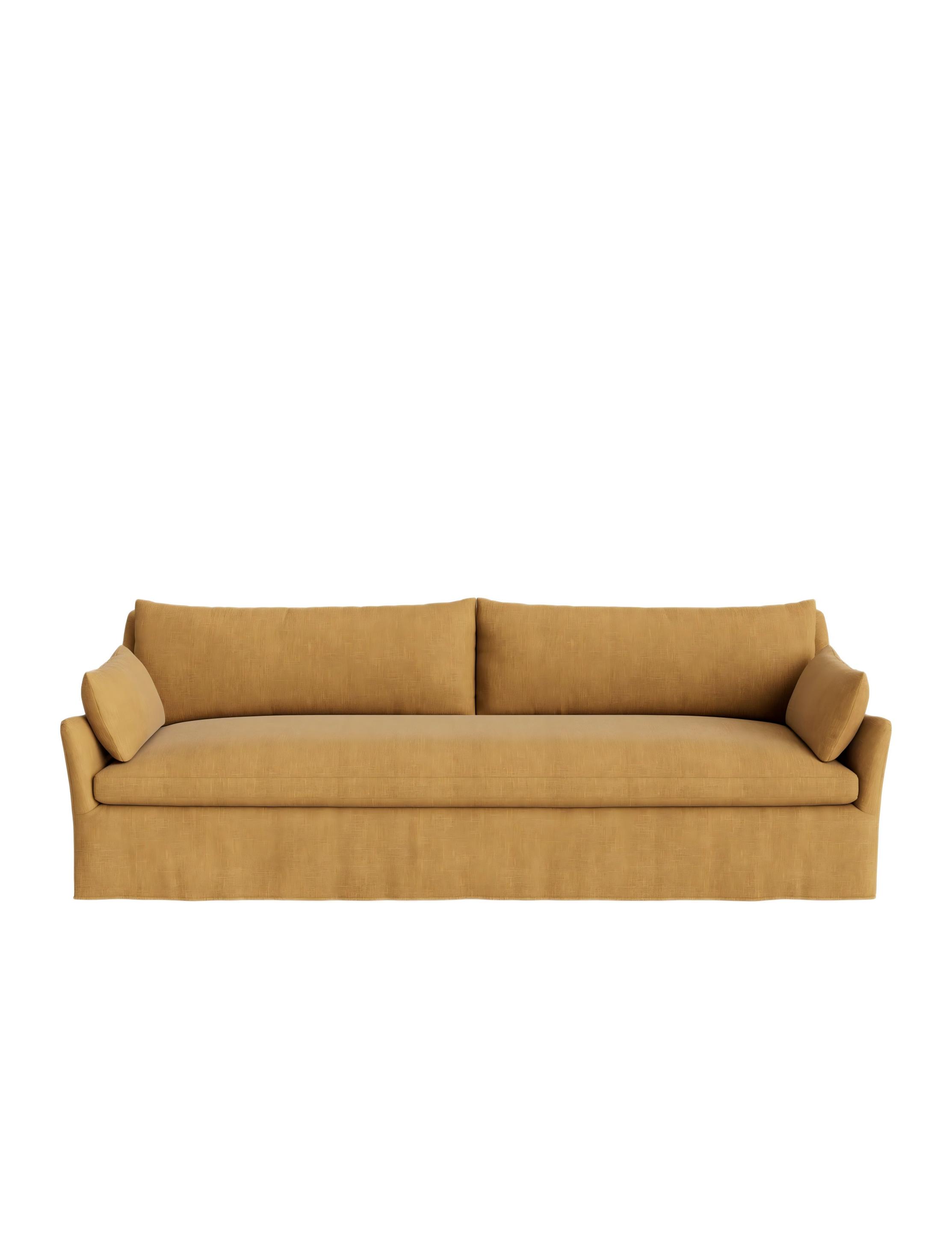 Linen Bench Sofa