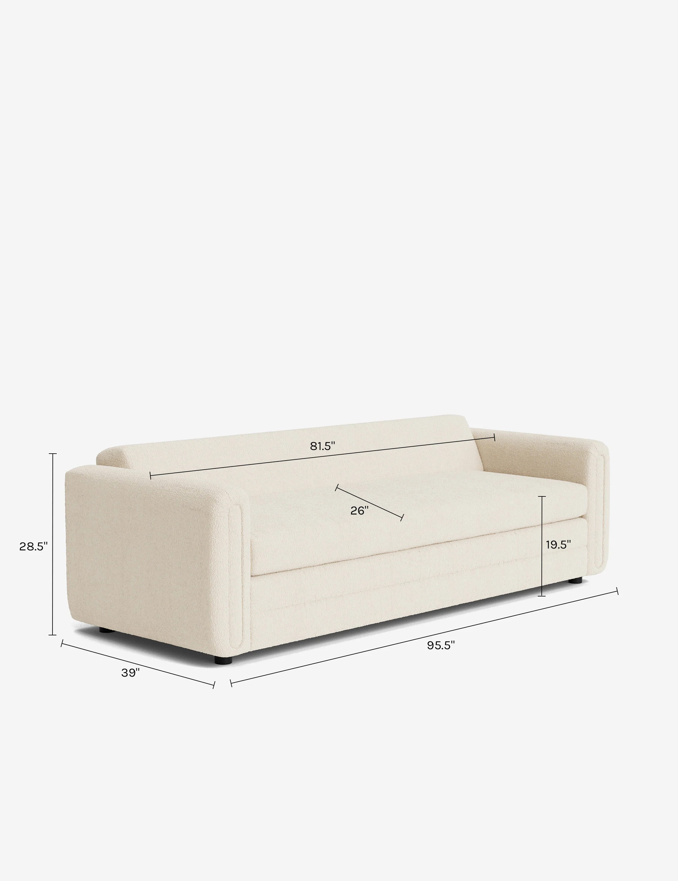Cream-colored Designer Sofa Cream-colored Designer Sofa
