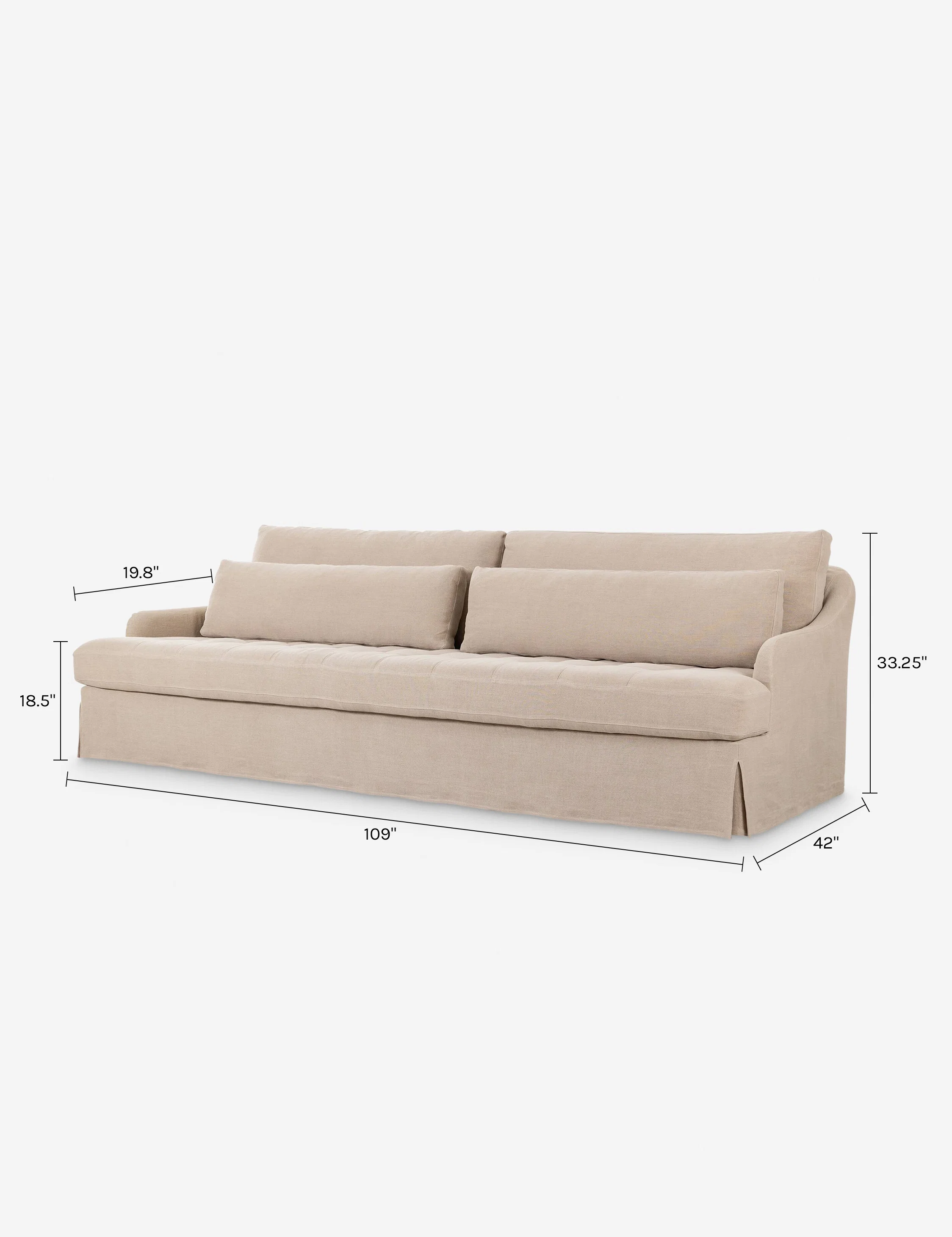 Modern Linen Sofa Modern Linen Sofa