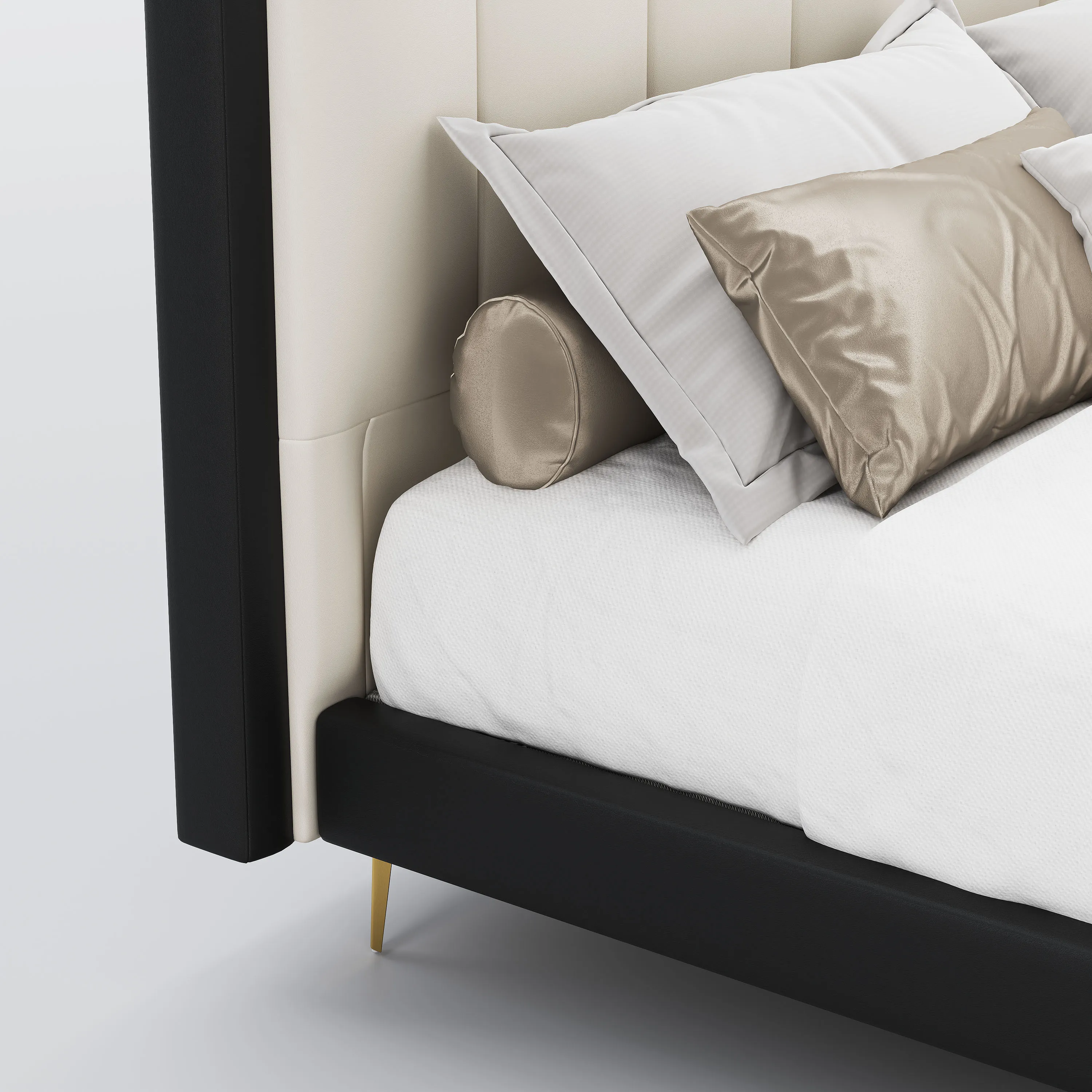 Curved Upholstered Bed Curved Upholstered Bed