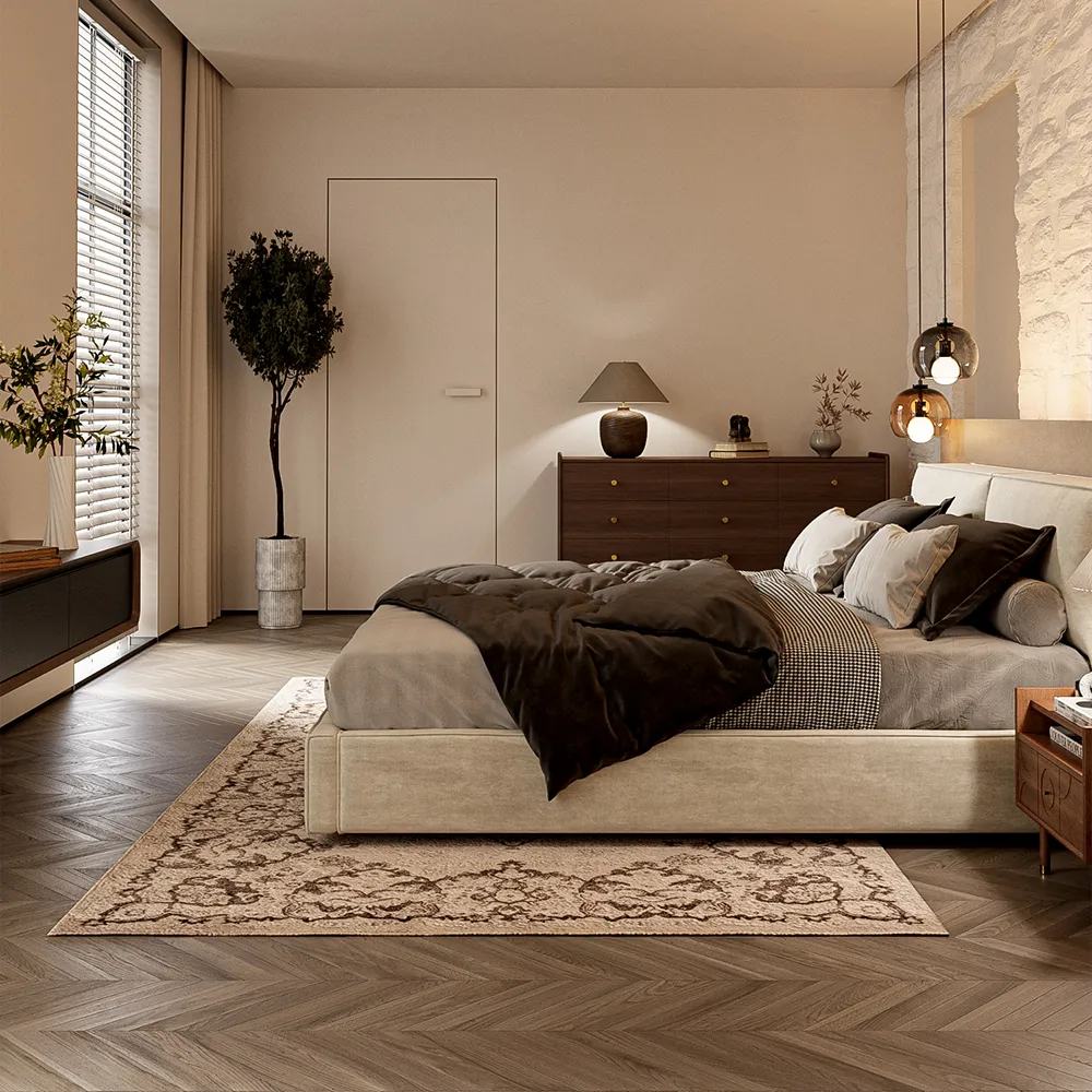 Bloc-Upholstered Platform Bed Bloc-Upholstered Platform Bed