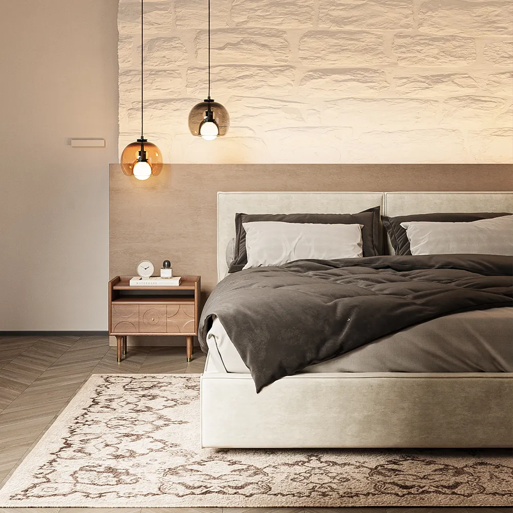 Bloc-Upholstered Platform Bed Bloc-Upholstered Platform Bed