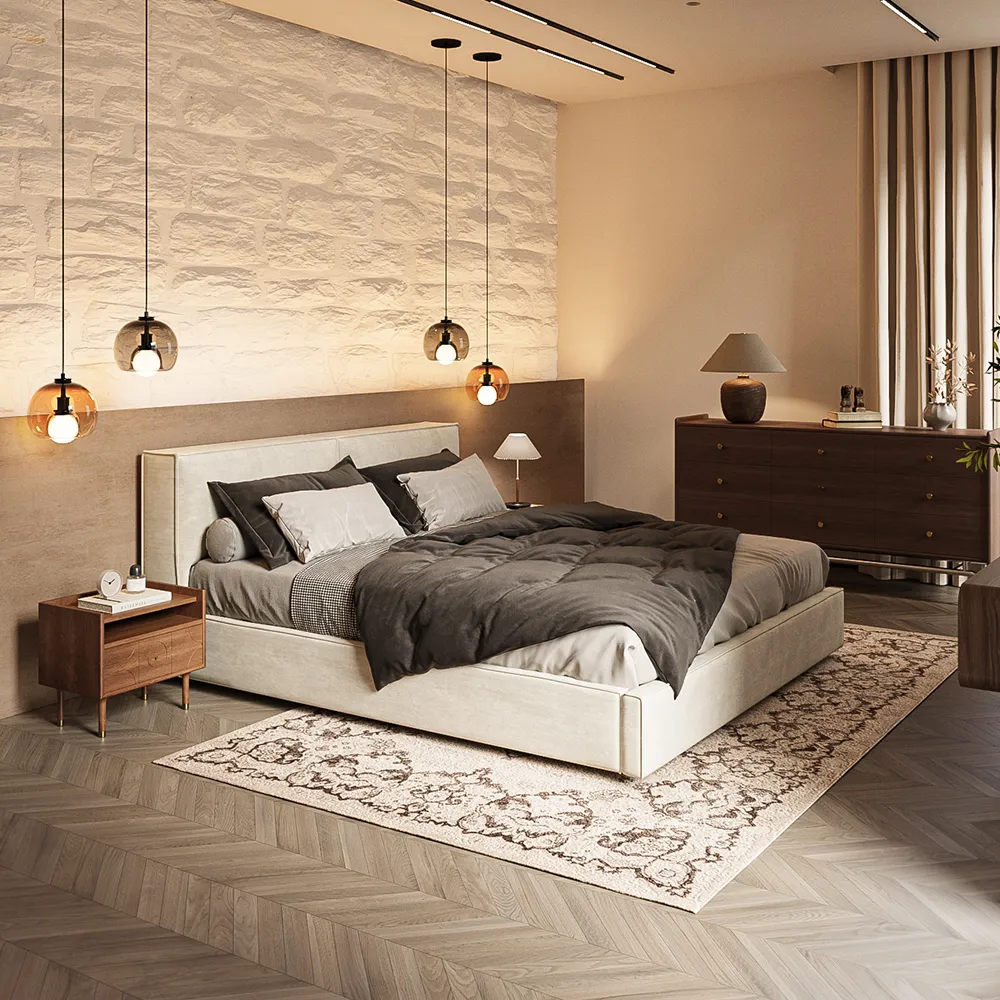 Bloc-Upholstered Platform Bed Bloc-Upholstered Platform Bed