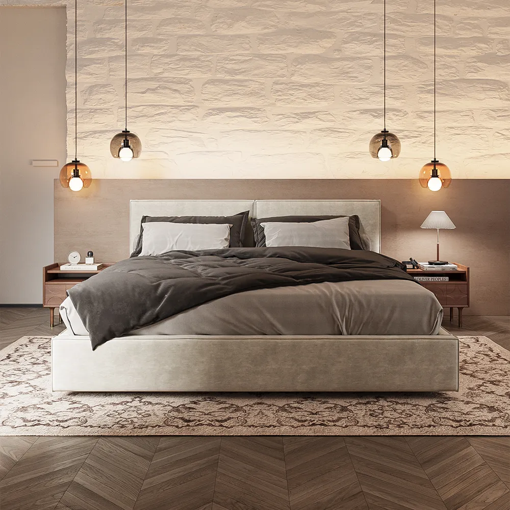 Bloc-Upholstered Platform Bed Bloc-Upholstered Platform Bed