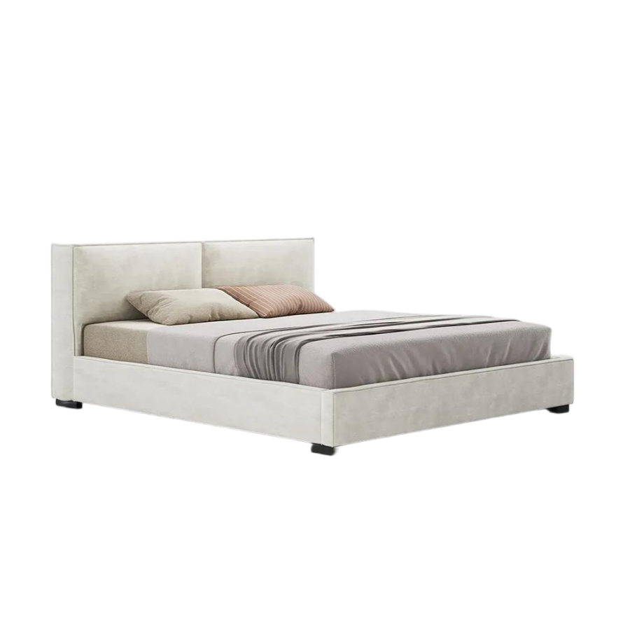 Bloc-Upholstered Platform Bed