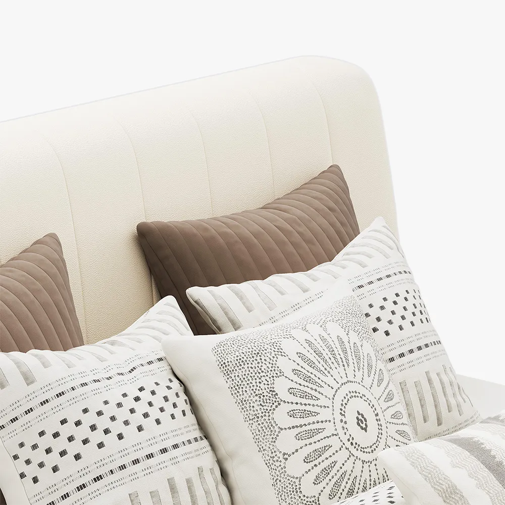 Queen Size Leather Upholstered Bed Queen Size Leather Upholstered Bed