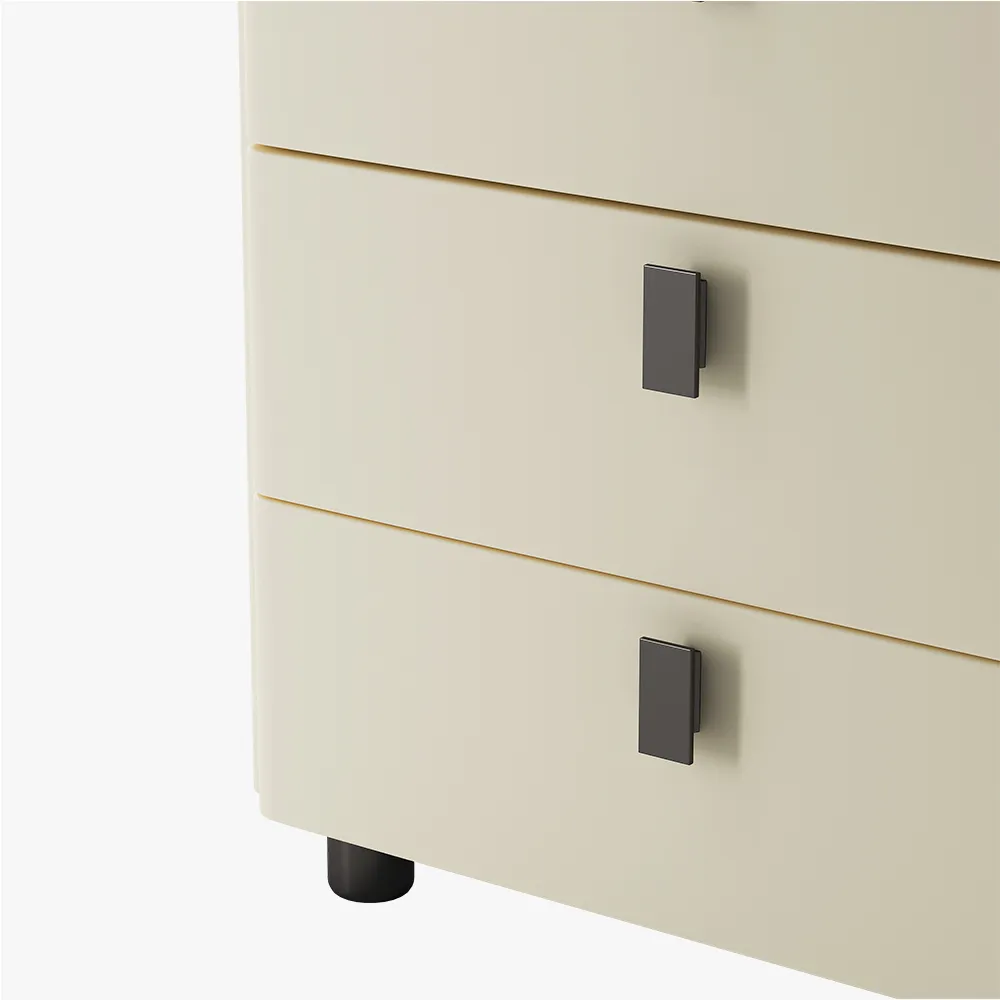 Modern Nightstand with 3 Drawers