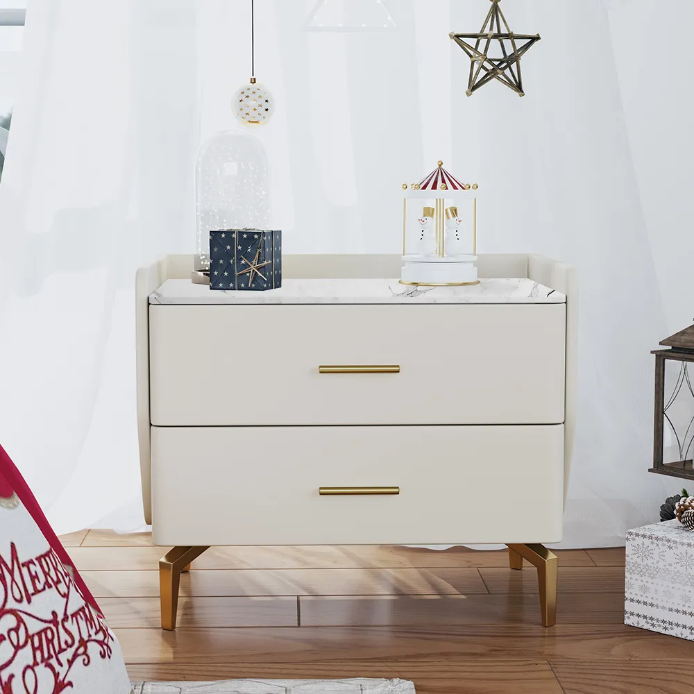 Boucle Upholstered Bed