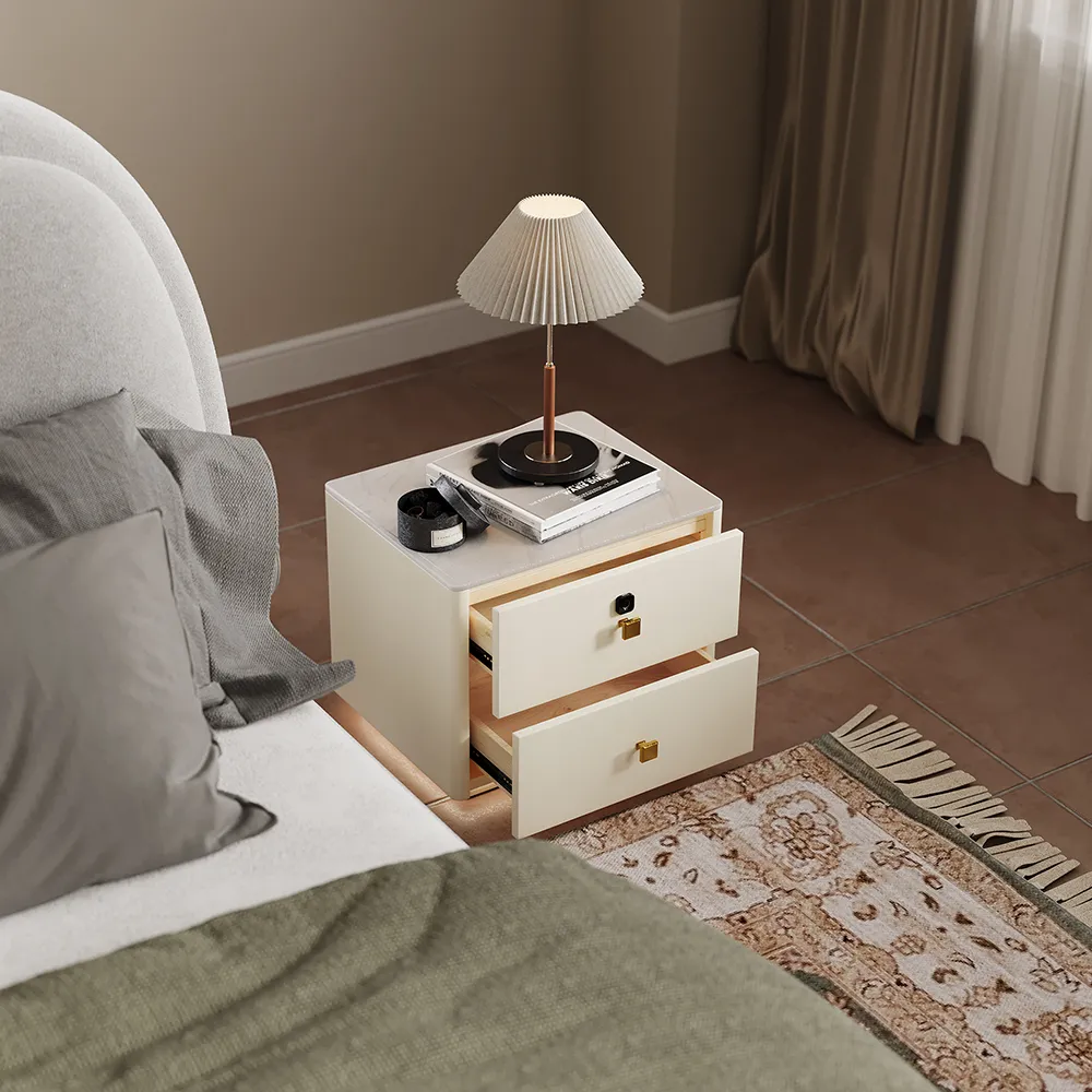 Modern Nightstand with Fingerprint Lock Modern Nightstand with Fingerprint Lock