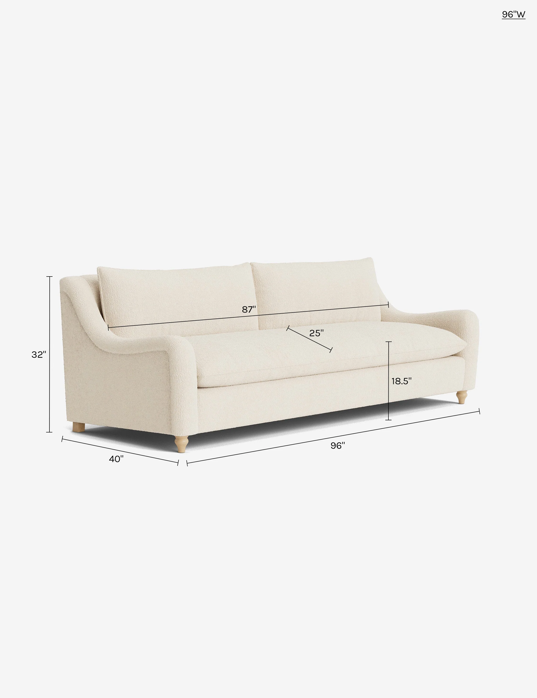 Modern Sofa with Wooden Legs Modern Sofa with Wooden Legs