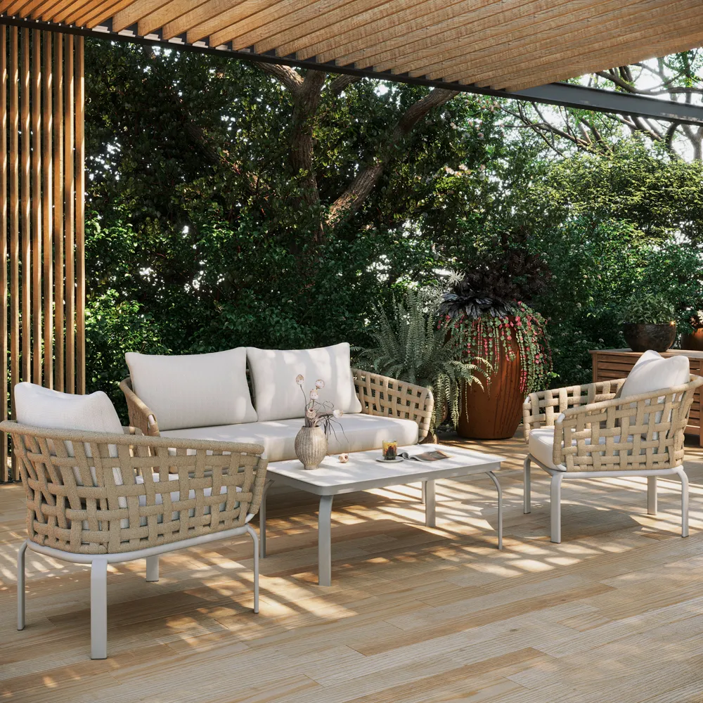 Modren Wicker Outdoor Lounge Chair