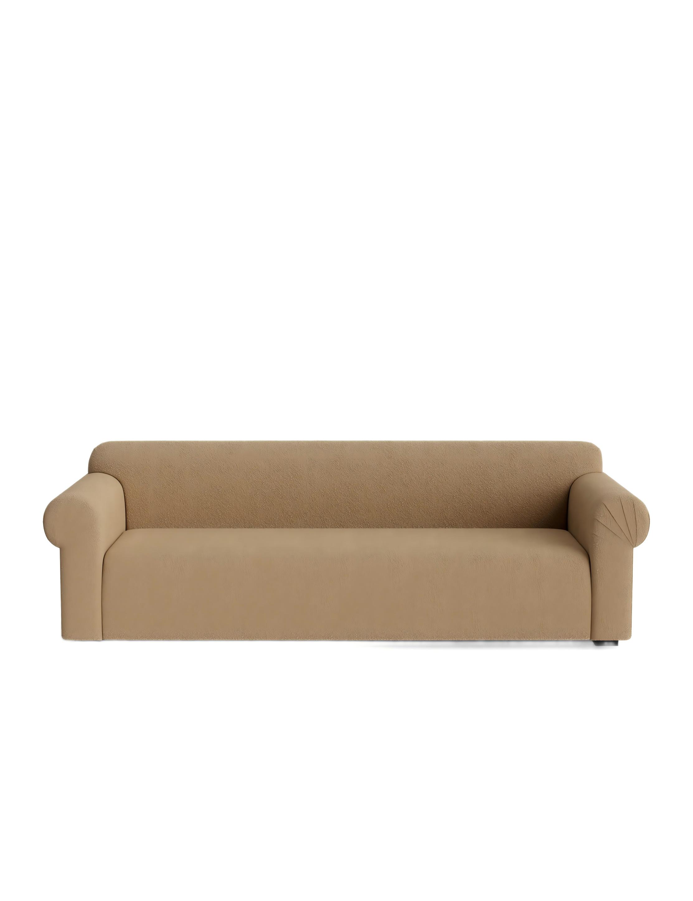 Boucle Fabric Sofa