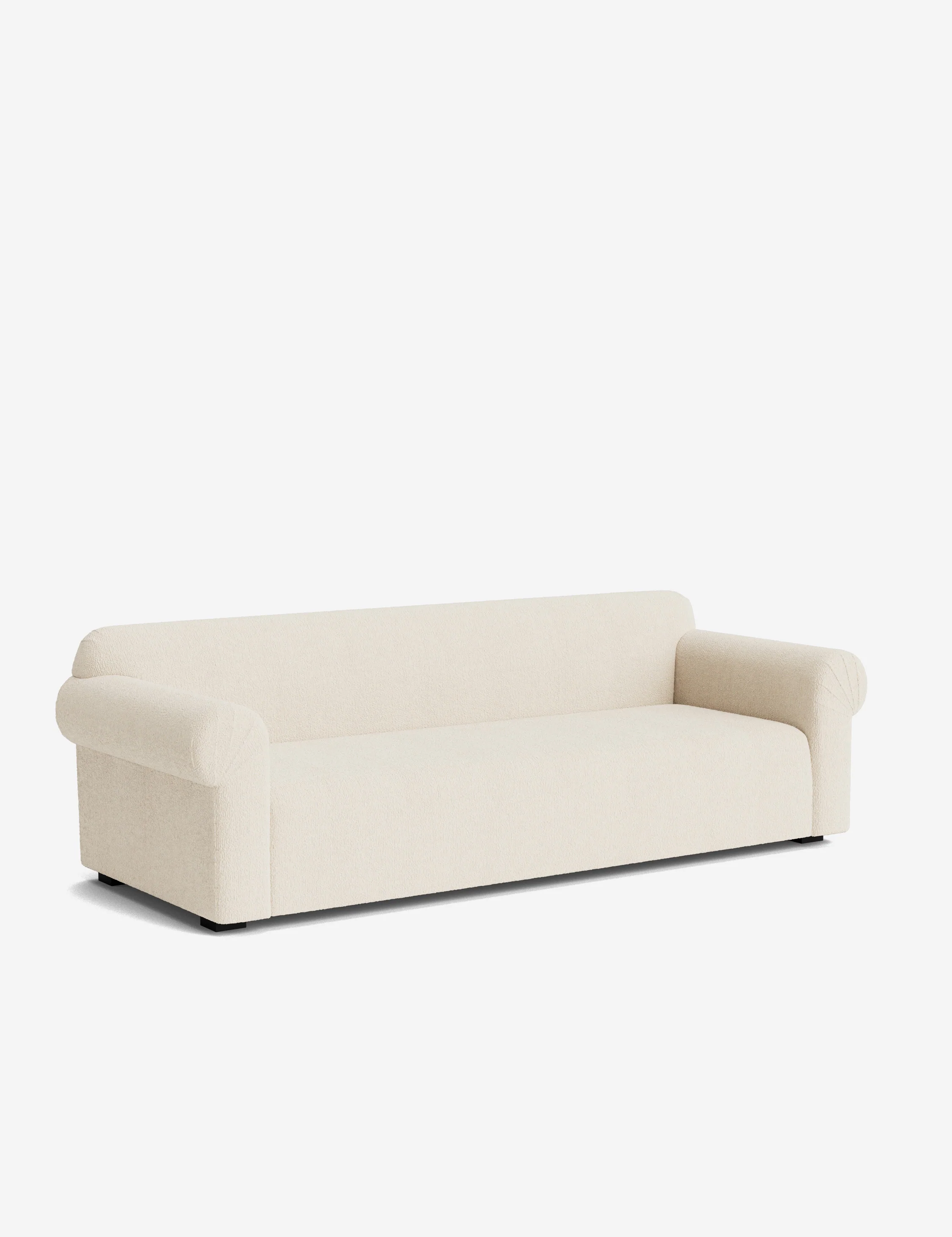 Boucle Fabric Sofa