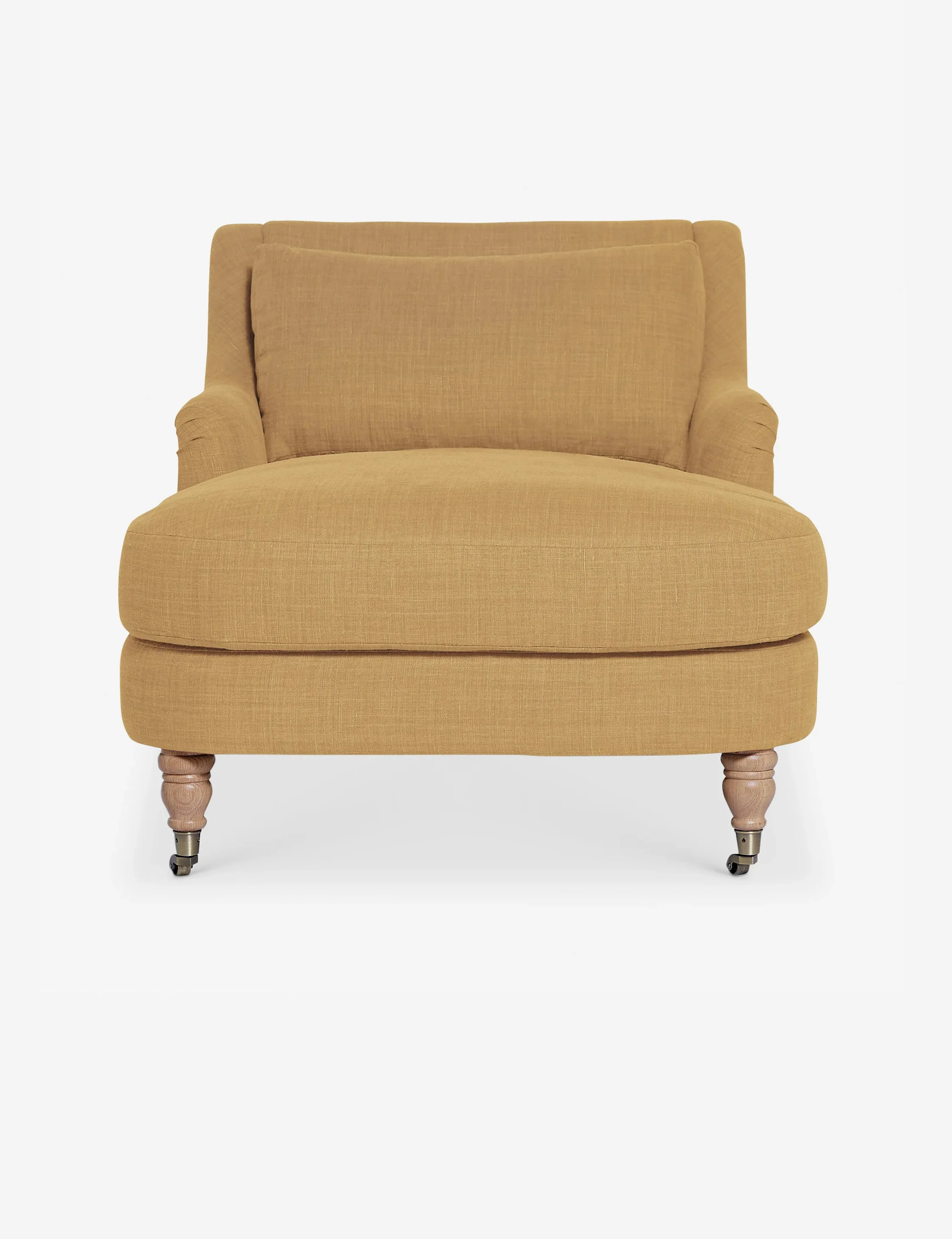 Red Linen Chaise Red Linen Chaise