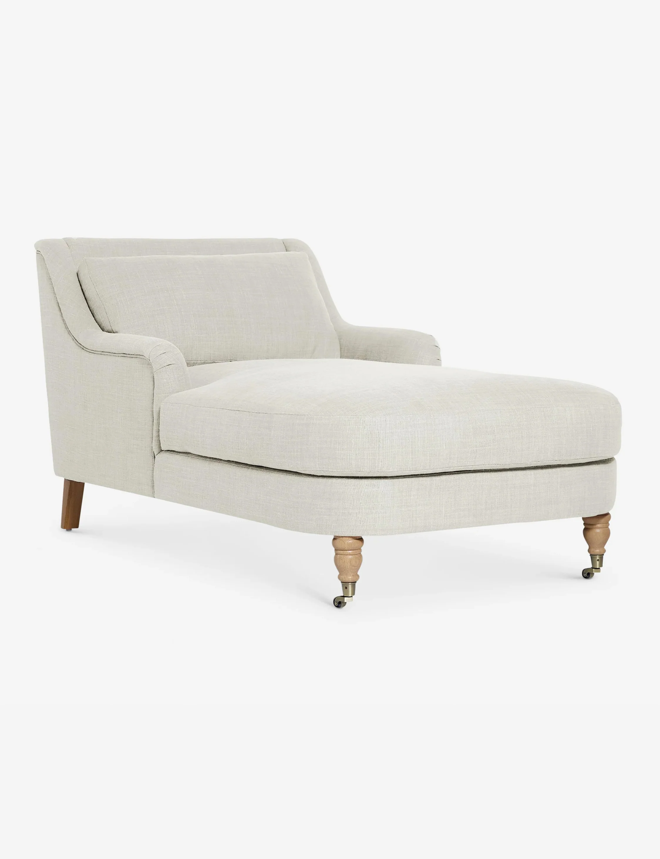 Red Linen Chaise Red Linen Chaise