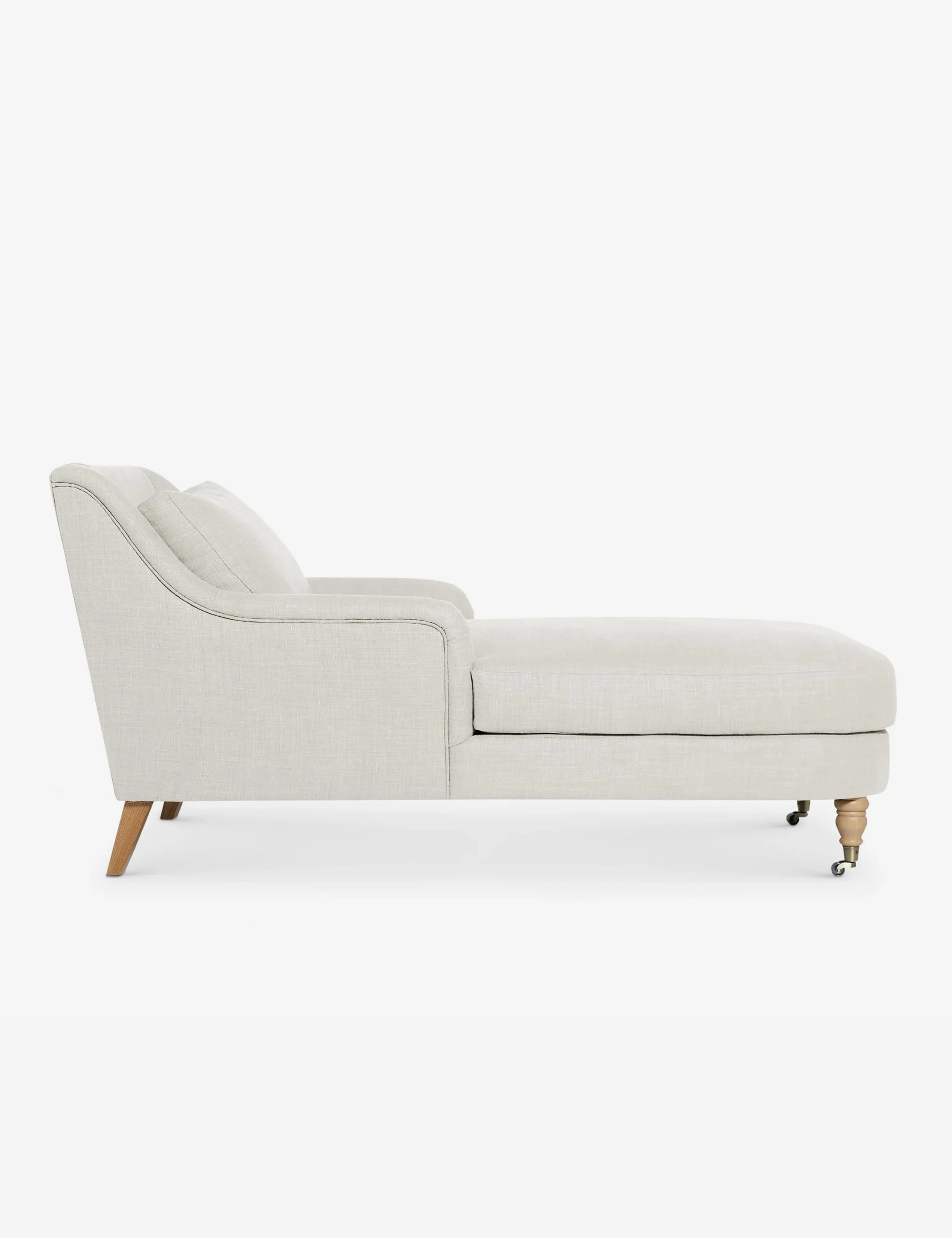 Red Linen Chaise Red Linen Chaise