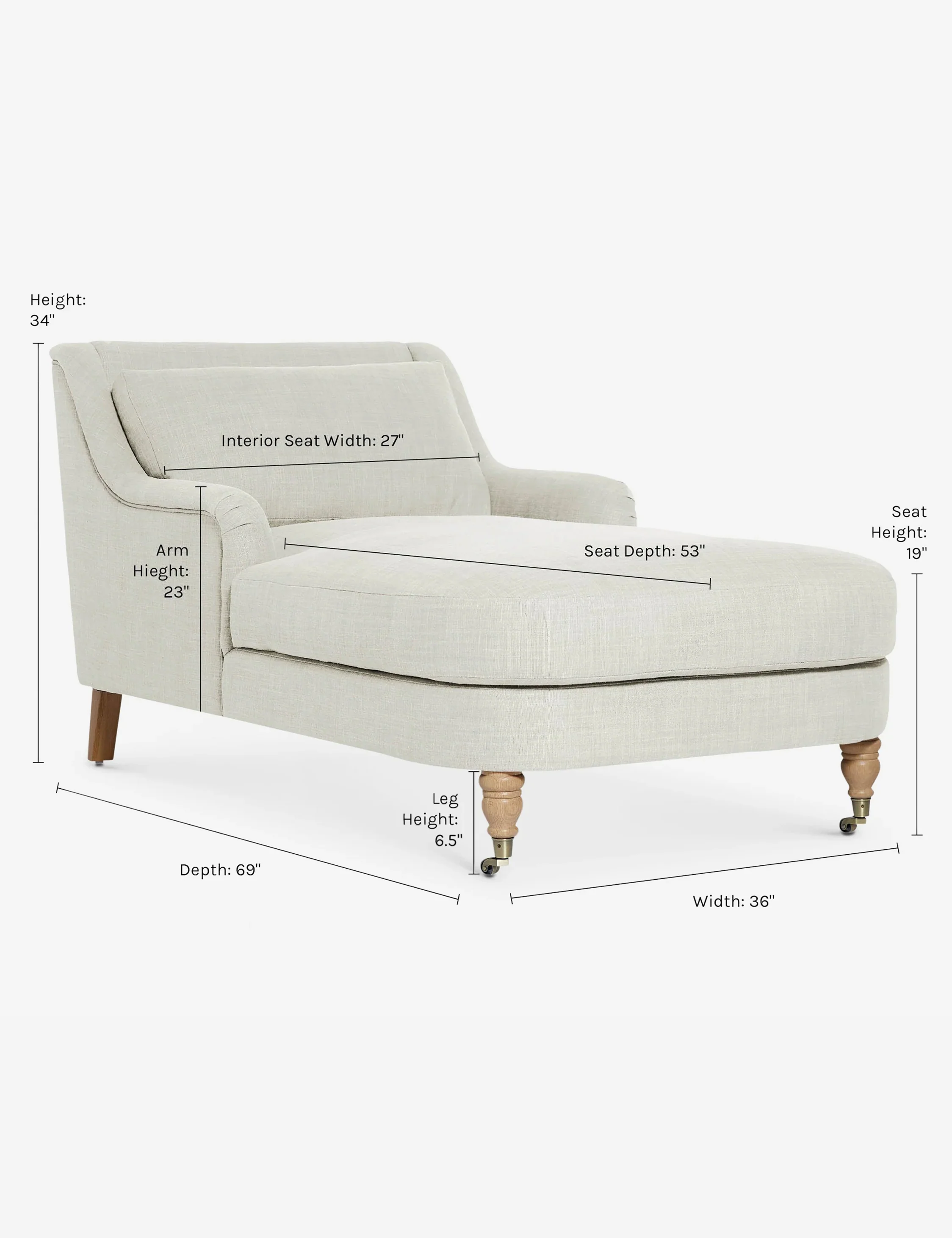 Red Linen Chaise Red Linen Chaise