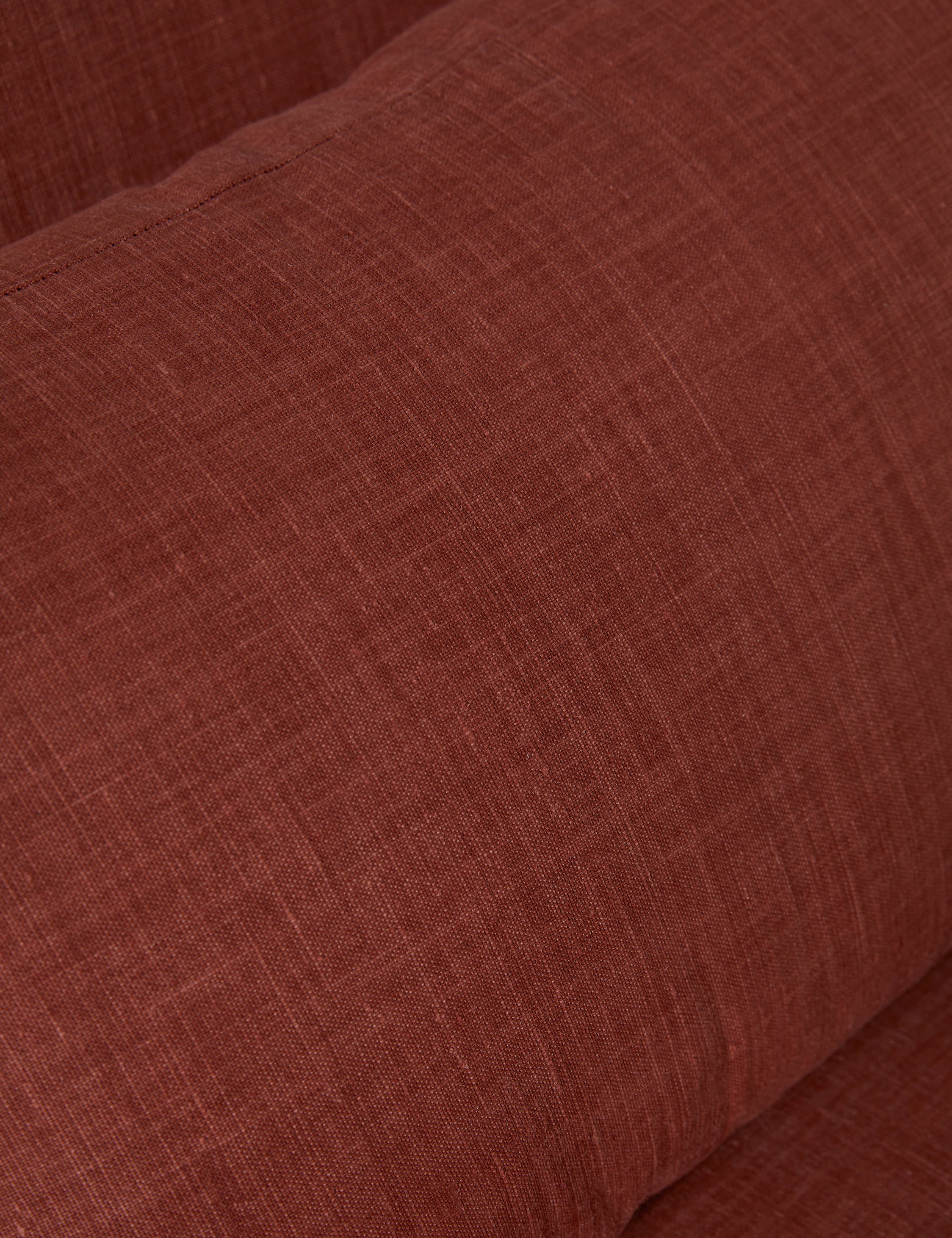 Red Linen Chaise Red Linen Chaise