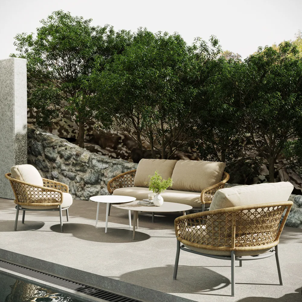 White Metal Outdoor Round Coffee Table White Metal Outdoor Round Coffee Table