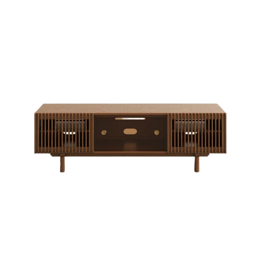 Mid-Century Modern TV Stand with storage