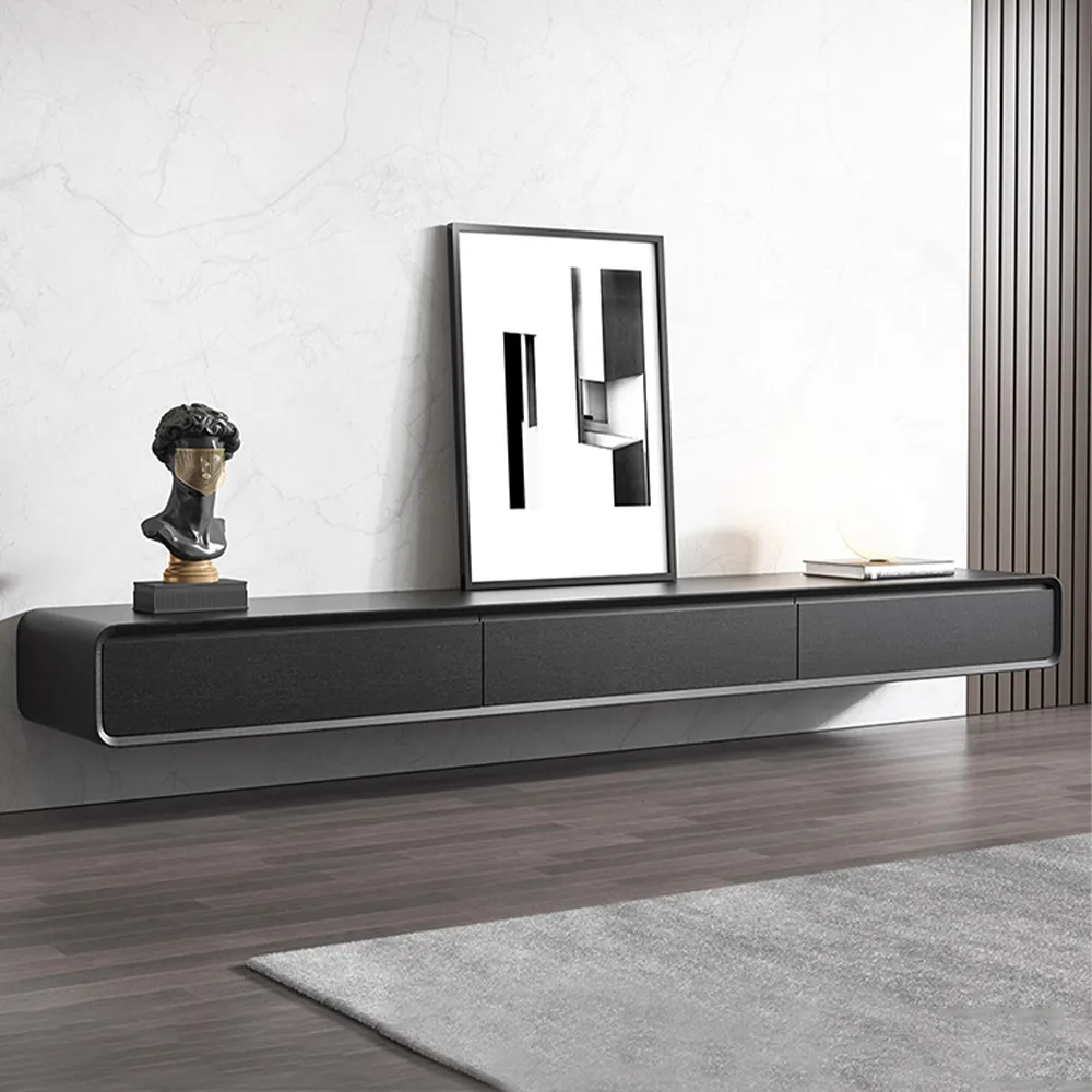Black Floating TV Stand Black Floating TV Stand