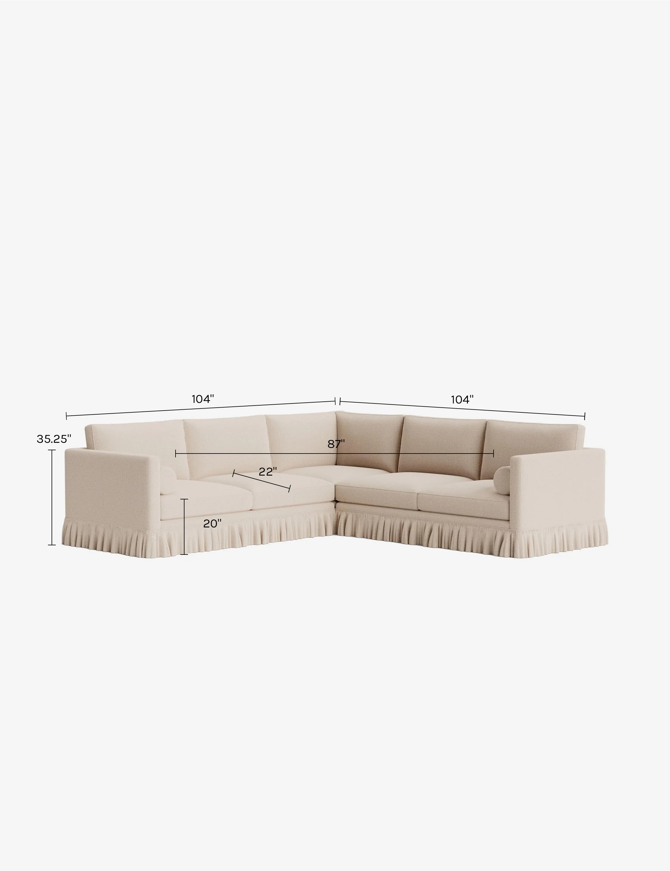 Performance Fabric Sectional Sofas