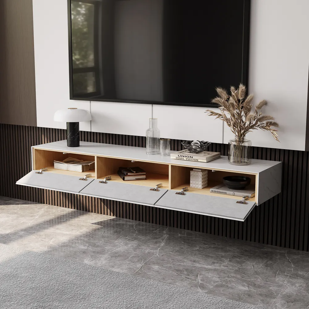 Modern Wall-Mounted TV Stand Modern Wall-Mounted TV Stand