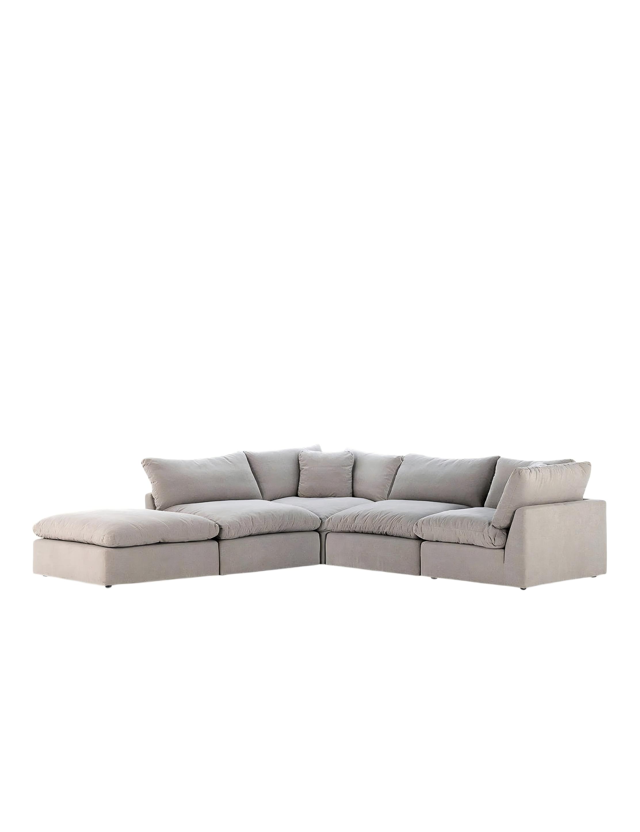 Fabric Reclining Sectional Sofas