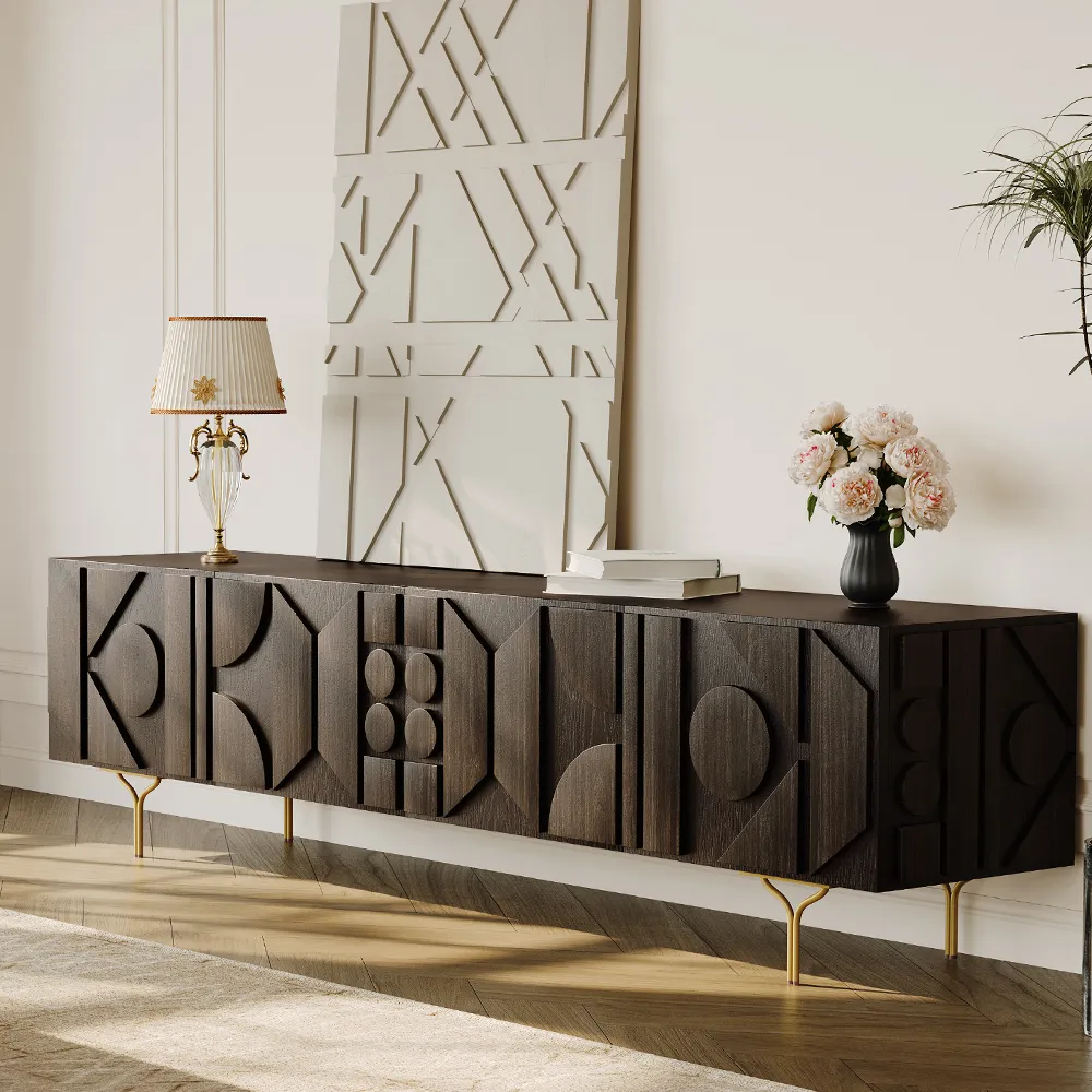 Mid-Century Modern TV Stand VMid-Century Modern TV Stand