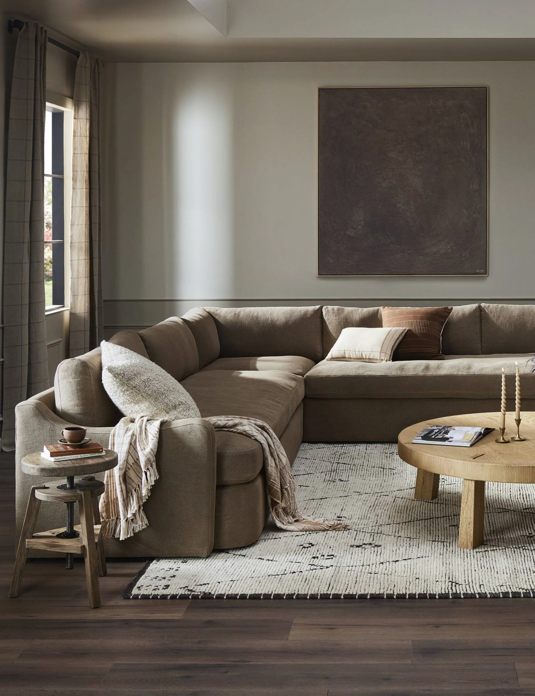 Linen Sectional Sofa Linen Sectional Sofa