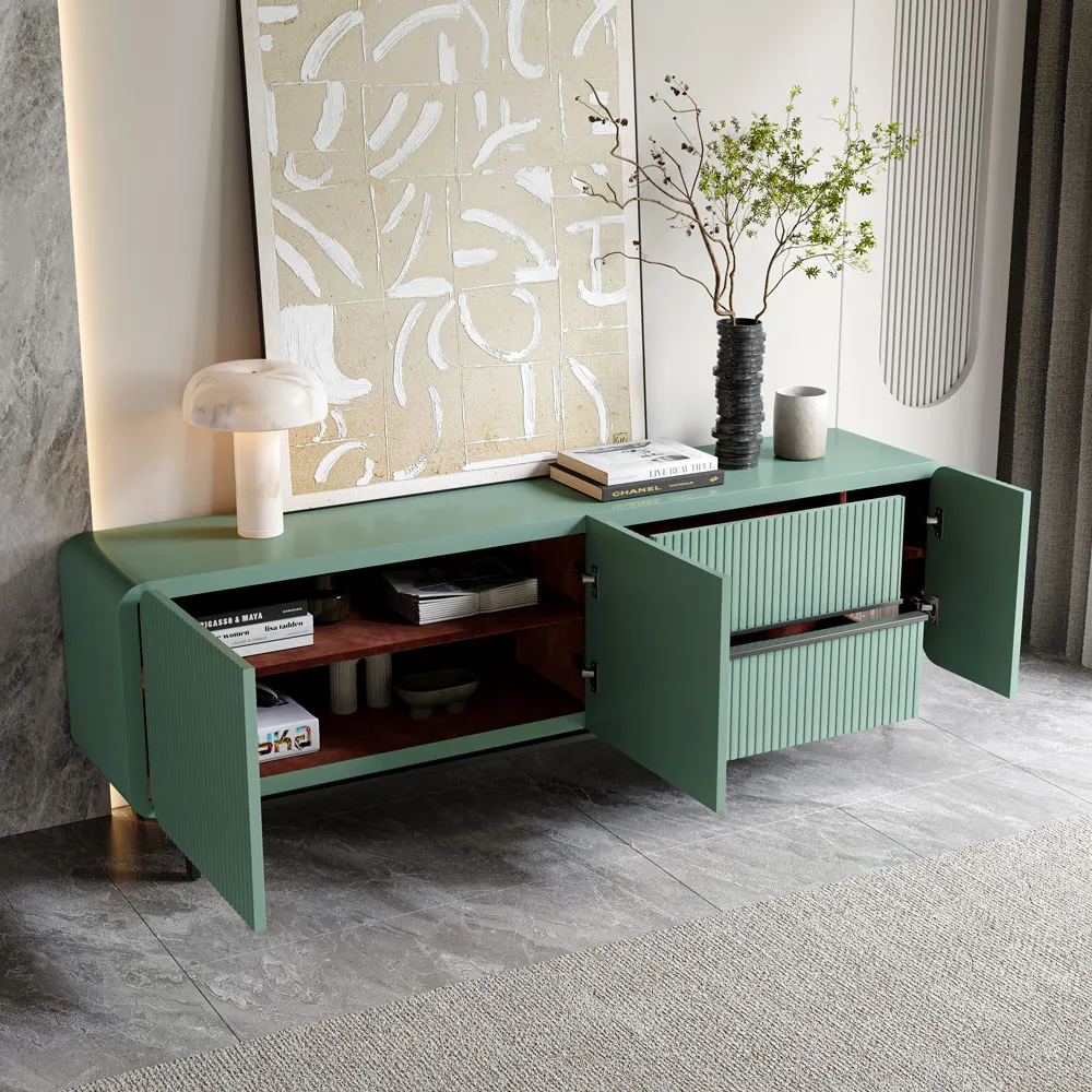 Modern Fluted TV Stand for 70-75 inch TVs Modern Fluted TV Stand for 70-75 inch TVs