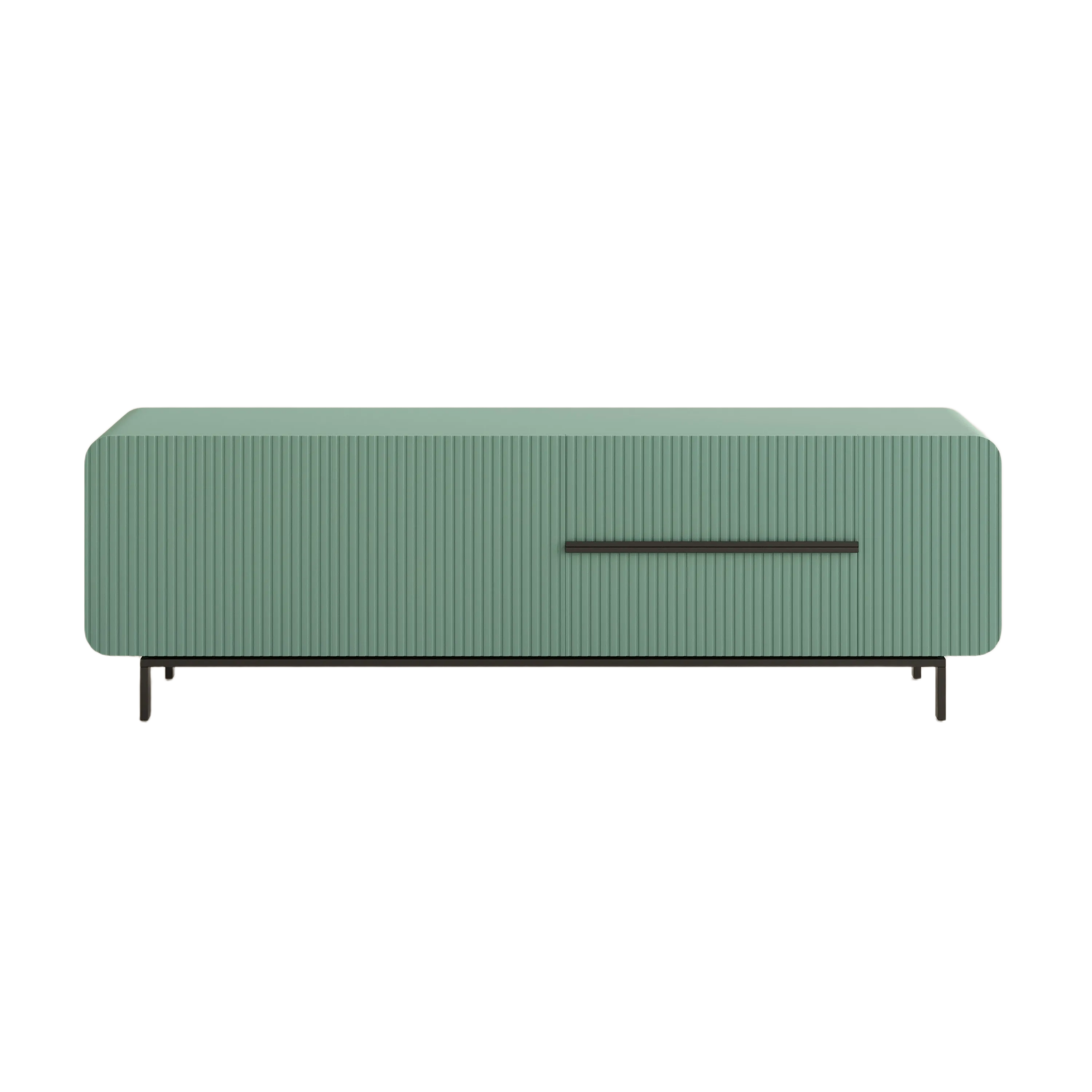 Modern Fluted TV Stand for 70-75 inch TVs