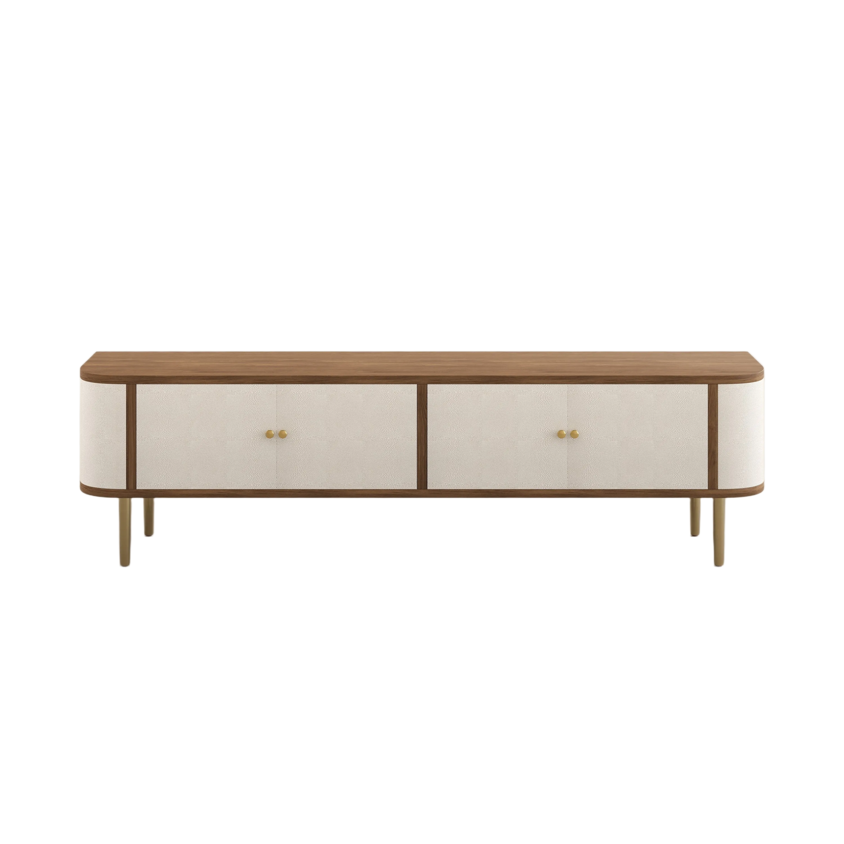 Luxury TV Stand with Gold Legs